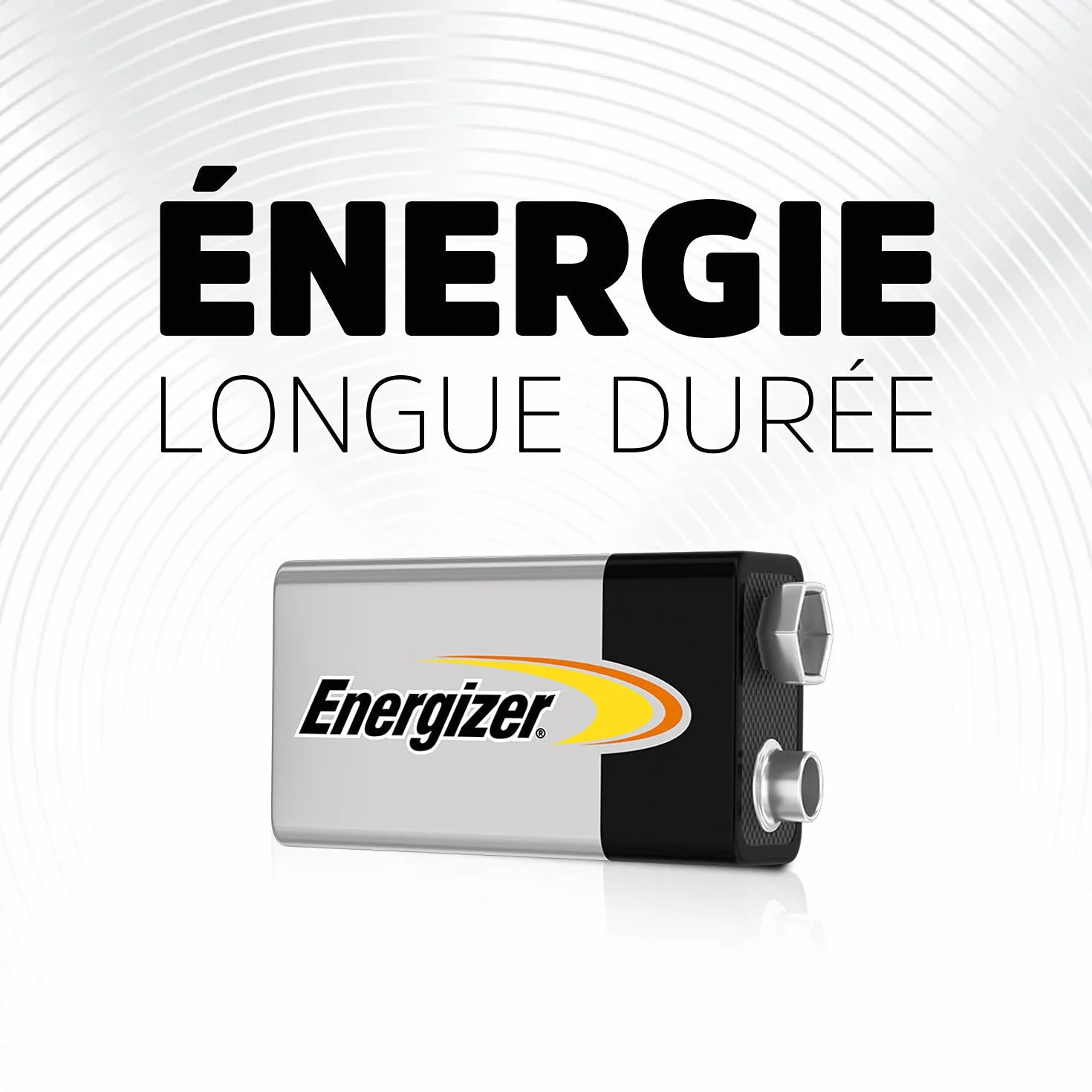 Energizer Max Pile 9V Alcaline Lot de 8 Longue Durée pour Détecteurs de Fumée