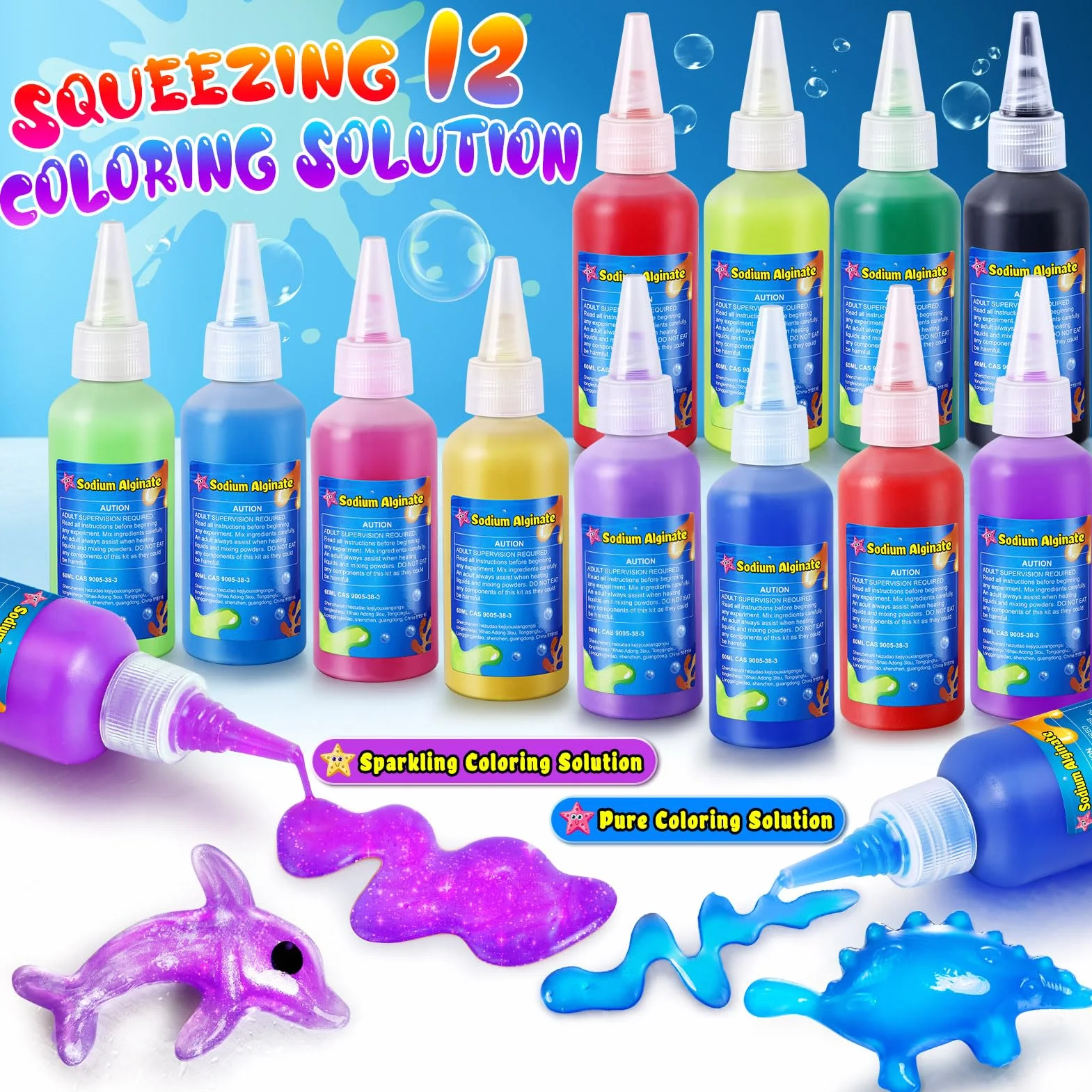 JOPSHEEN Magic Water Elf 12 Bouteilles DIY Aqua Fairy Activites Manuelles Enfants