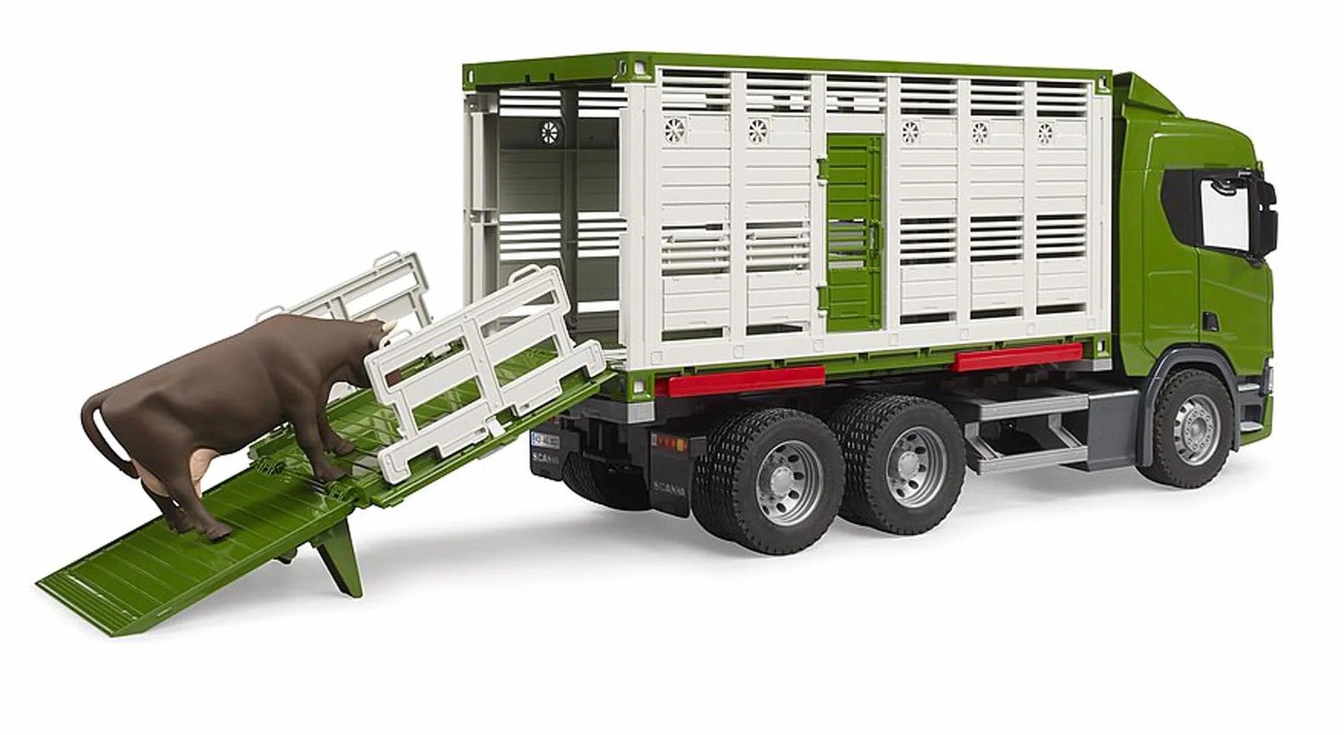 Bruder 03548 Scania Super 560R Camion transport animaux 1:16 Bovin Jouet 4 ans
