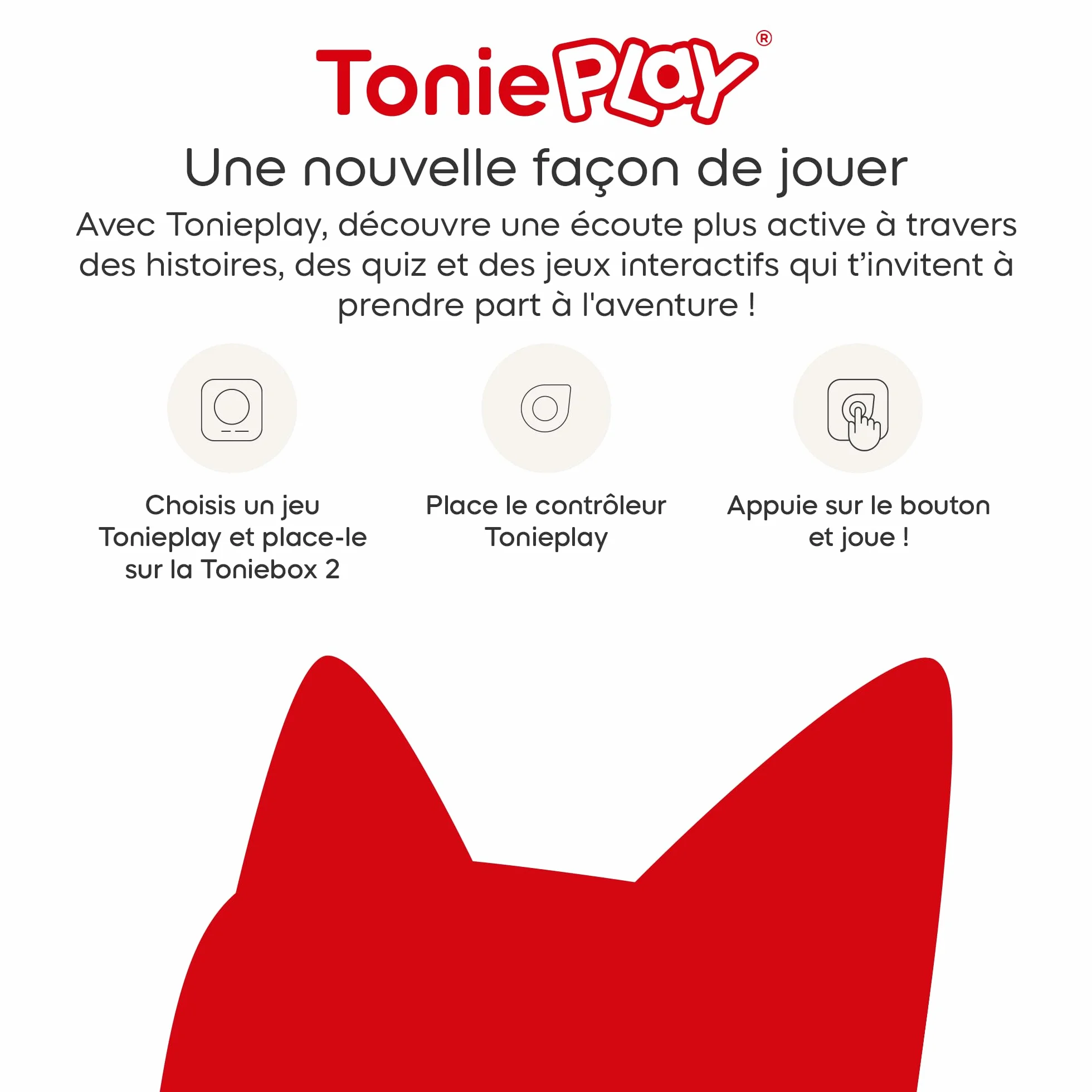 tonies Coffret Tonieplay Disney Le Grand Quiz avec contrôleur Compatible Toniebox 2 Jeu 3-9 Ans