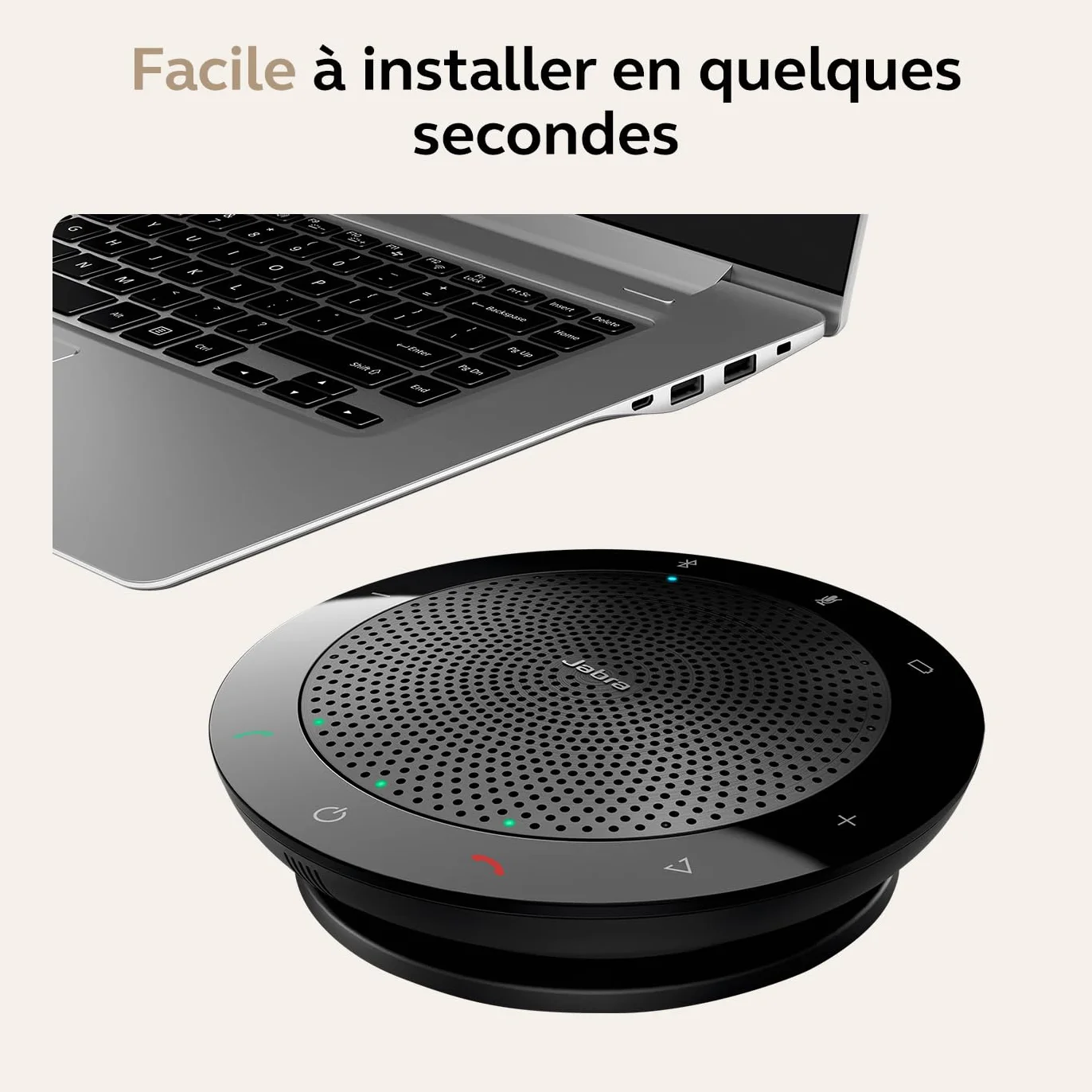 Jabra Speak 510 Speaker Phone Haut-parleur de conférence portable USB