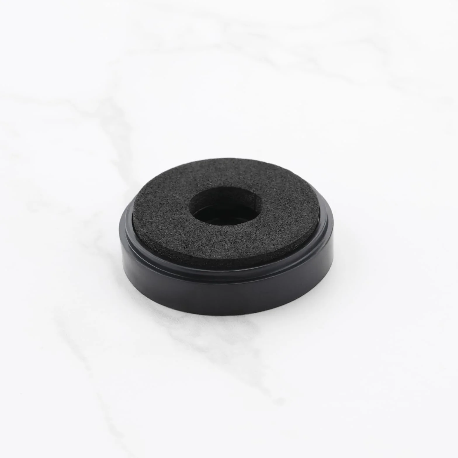 Coussinets d'Amplificateur Pieds Tapis de Sol Audio Protecteur de Sol de Haut-Parleur Absorbeur de Vibrations Noir 10 Pièces