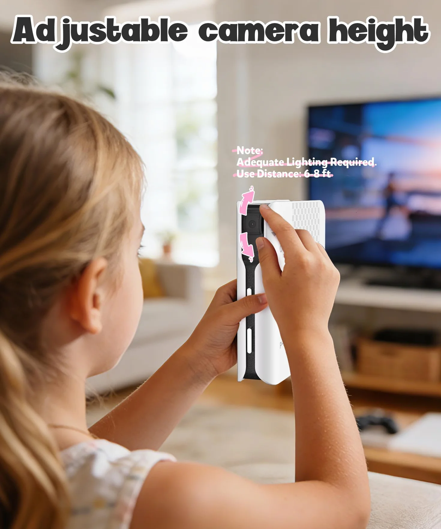 Console de Jeux de Mouvement pour Enfants, Système Plug & Play pour TV, Activité Physique en Intérieur