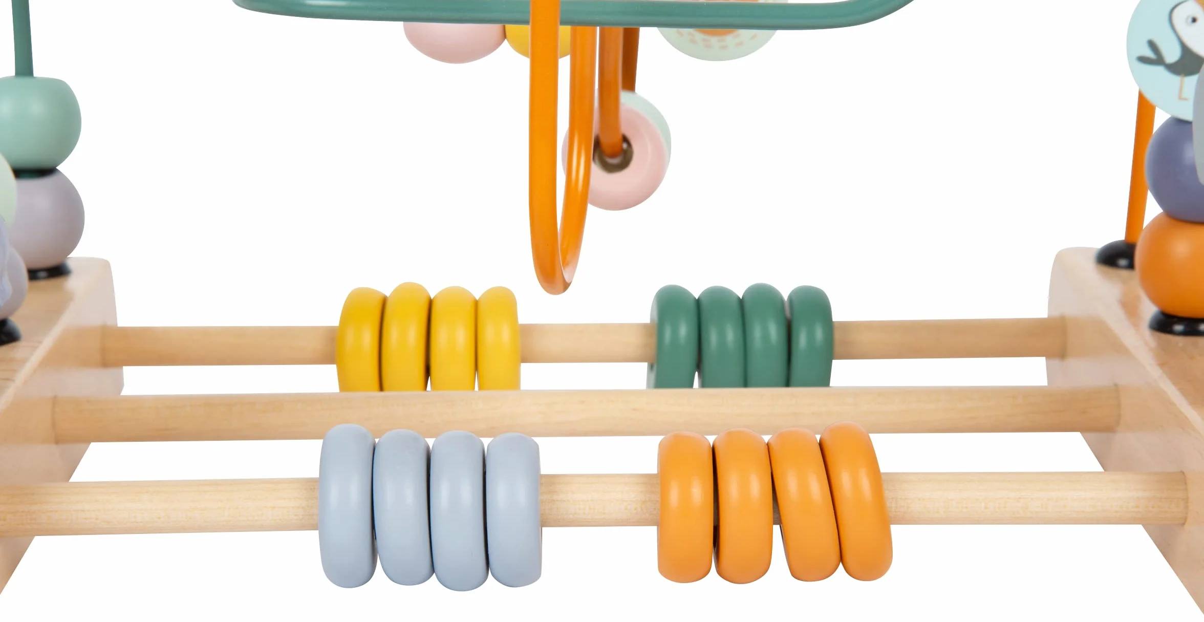 Circuit de motricité Safari en Bois 3 Boucles Jouet pour Enfants dès 12 Mois