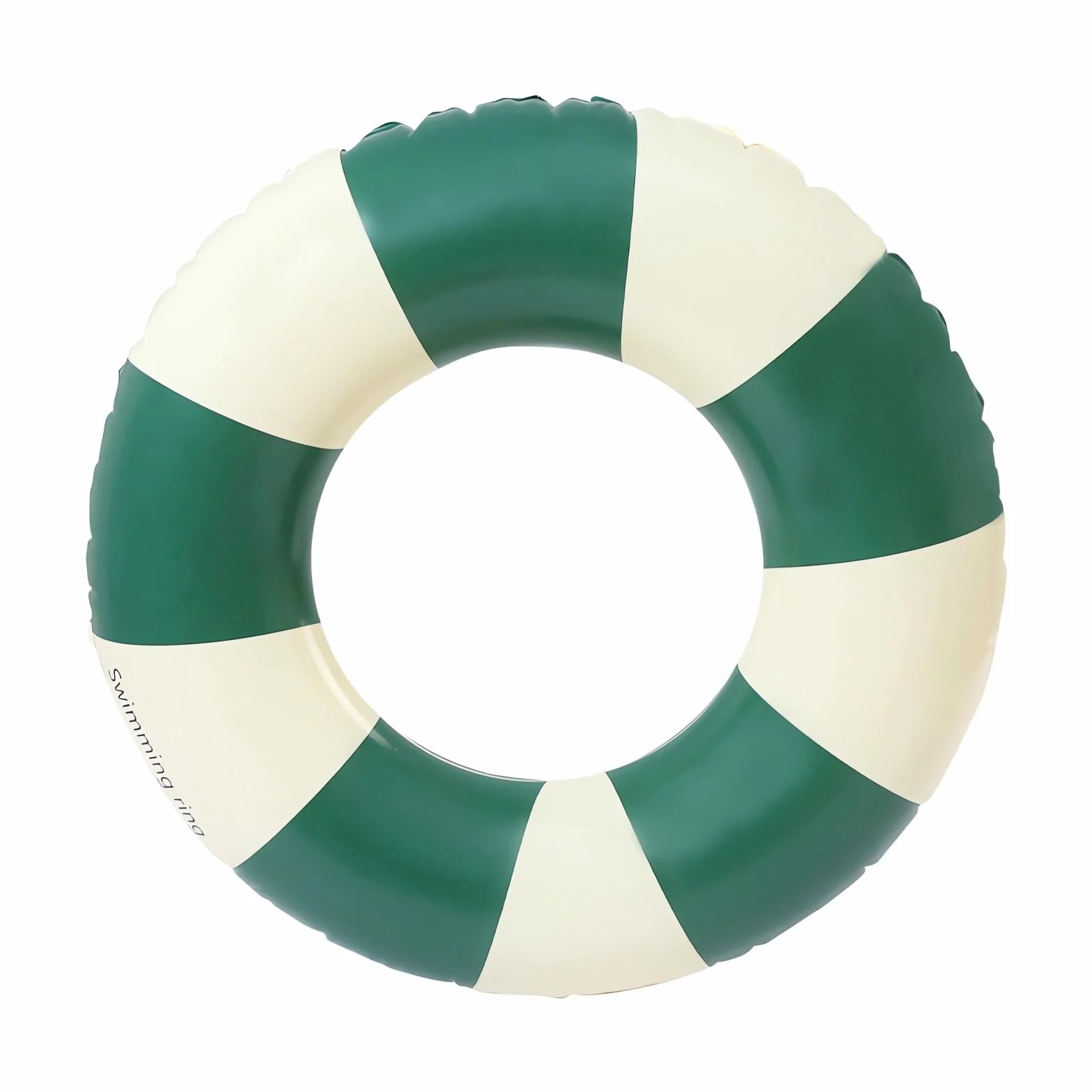 Anneau de Natation Gonflable Adulte Bouée de Piscine Rétro Rayée