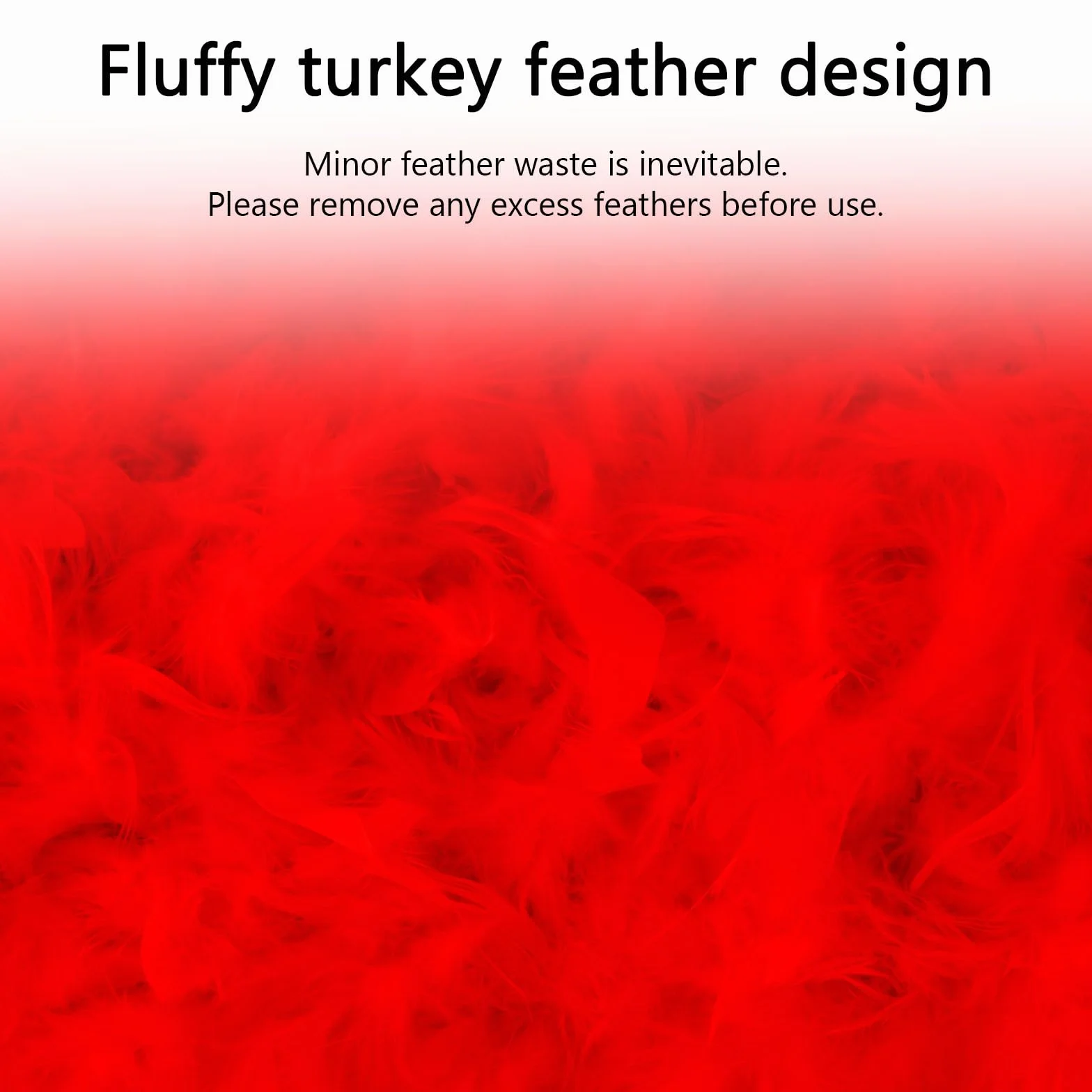 Lot de 2 boas en plumes artificielles avec lunettes en forme de cœur, décorations pour accessoires de danse - 2 m
