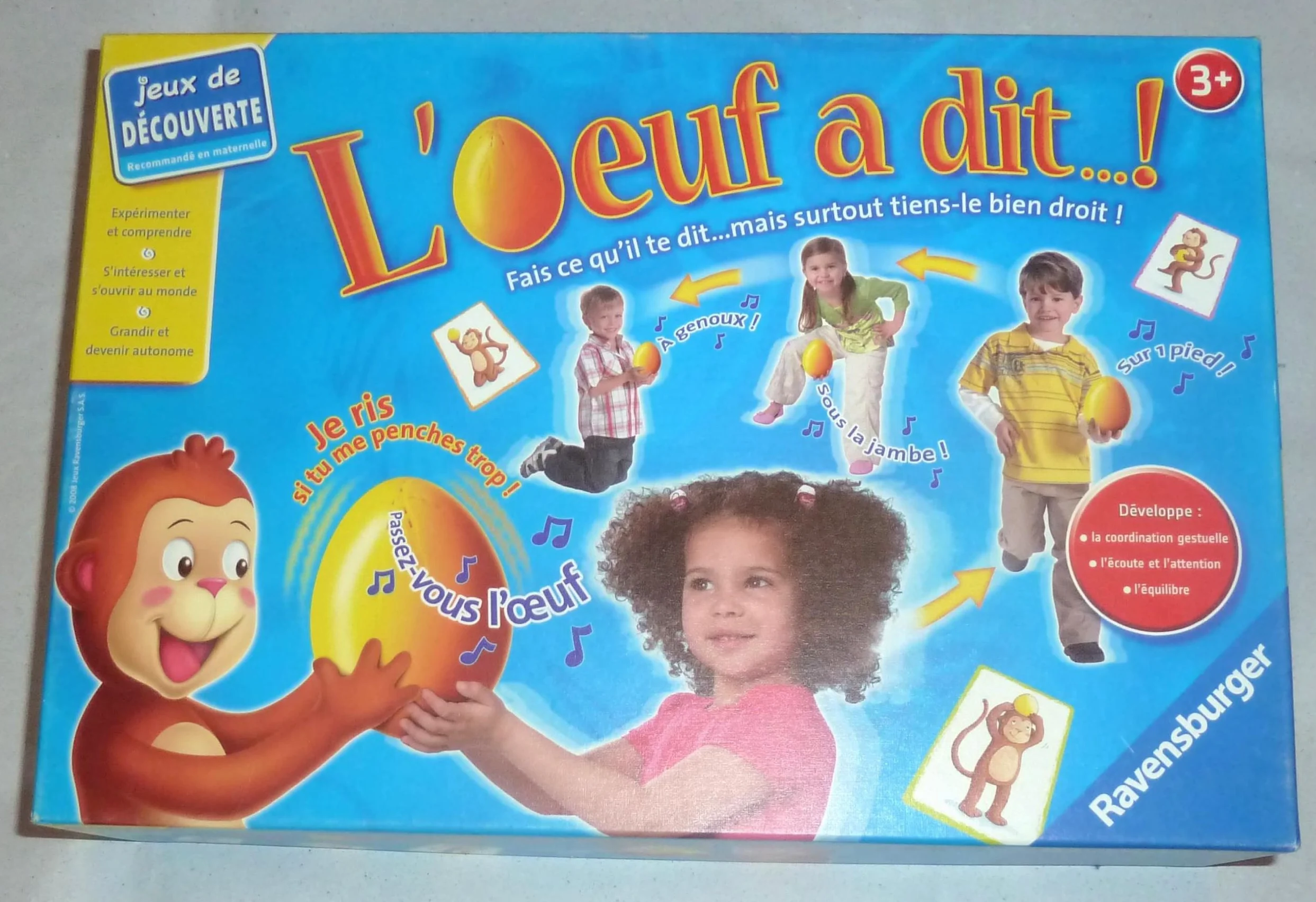 Ravensburger - 24273 - Jeu Educatif - L'Oeuf a dit…!