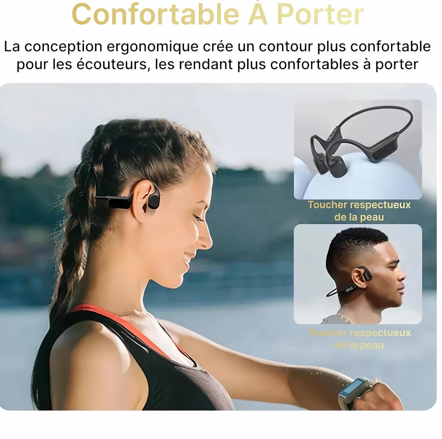 Cranovib V2 Écouteur Natation