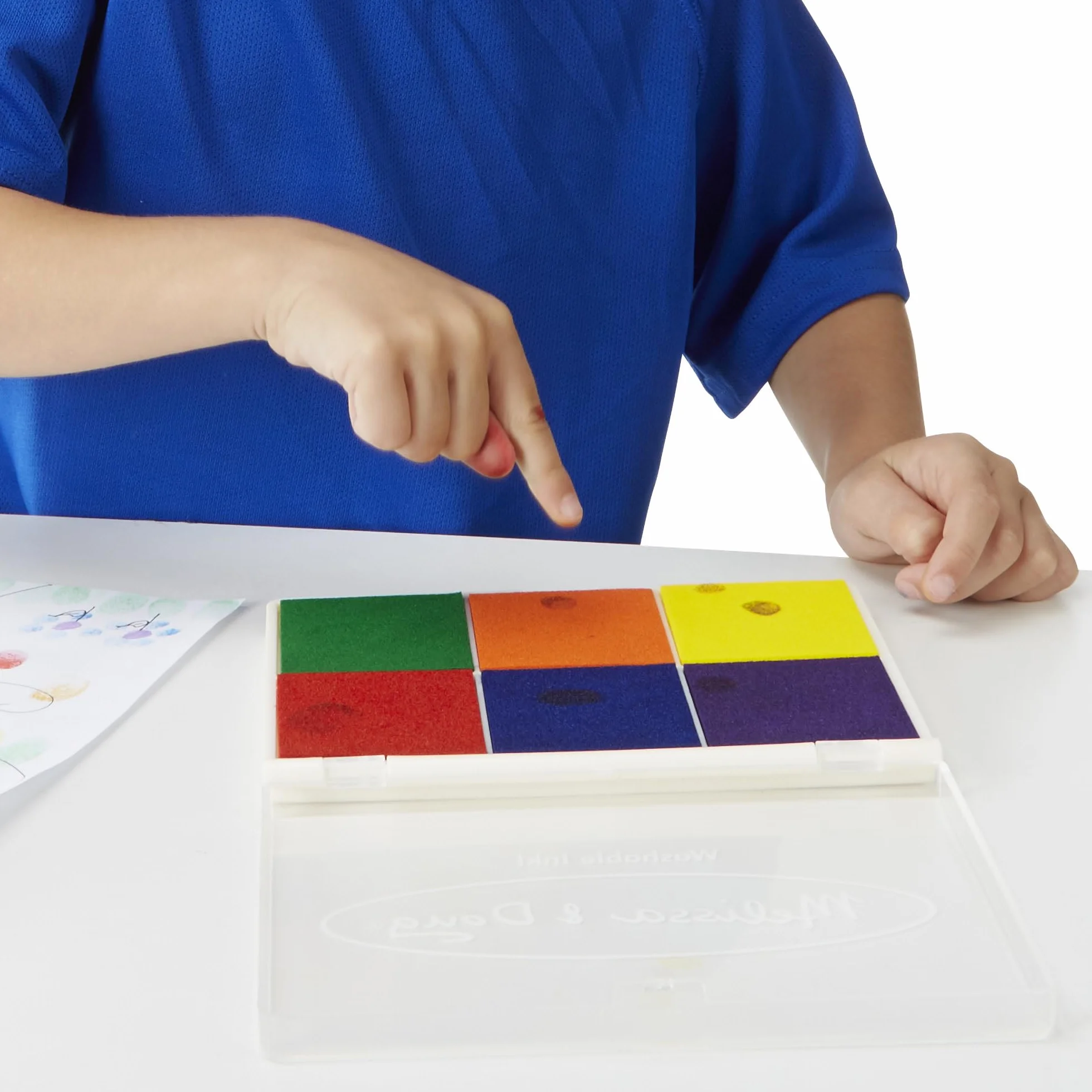 Melissa & Doug Tampon À Encre Arc-En-Ciel Couleurs Loisir Créatif Enfant Jouet D'Activité 3 Ans+