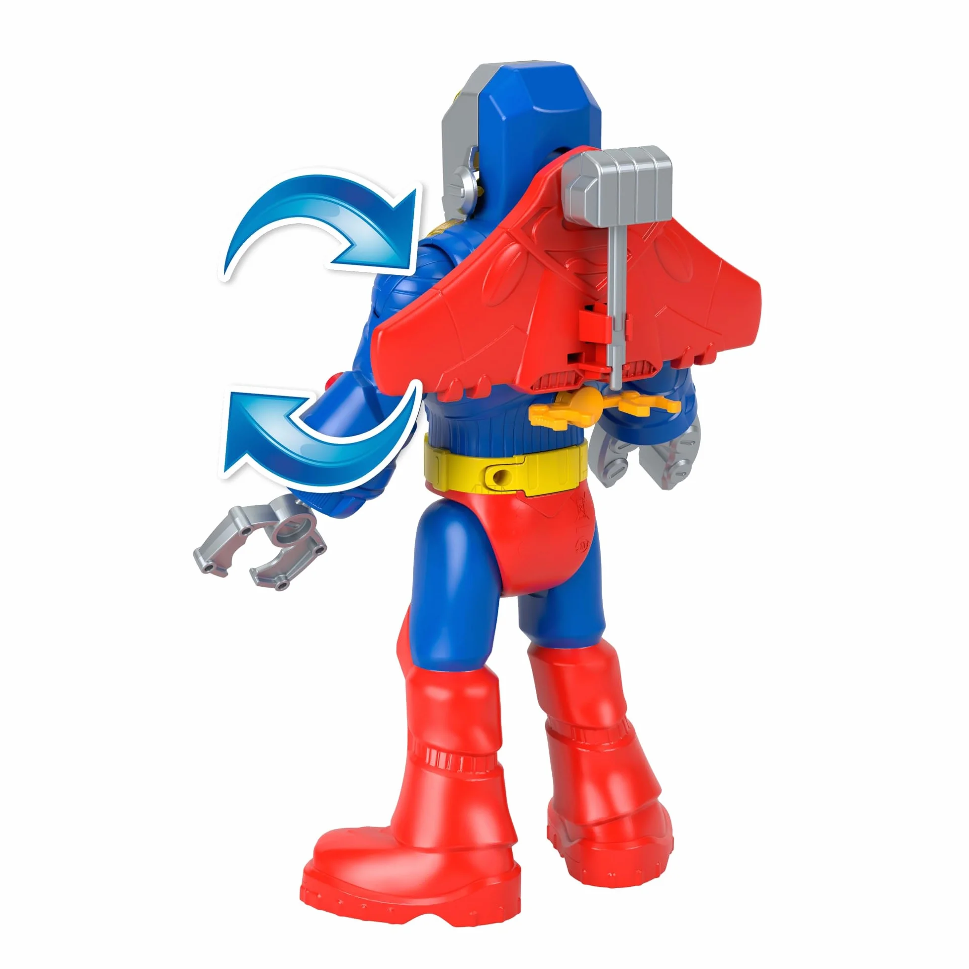 Fisher-Price Imaginext Robot Superman XL DC Super Friends 30 cm avec sons et lumières JCT47