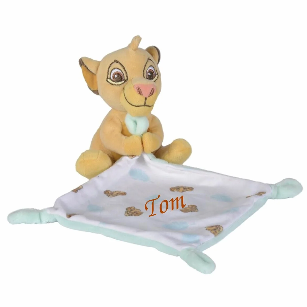 Peluche Simba Le Lion Vert 35 cm personnalisé