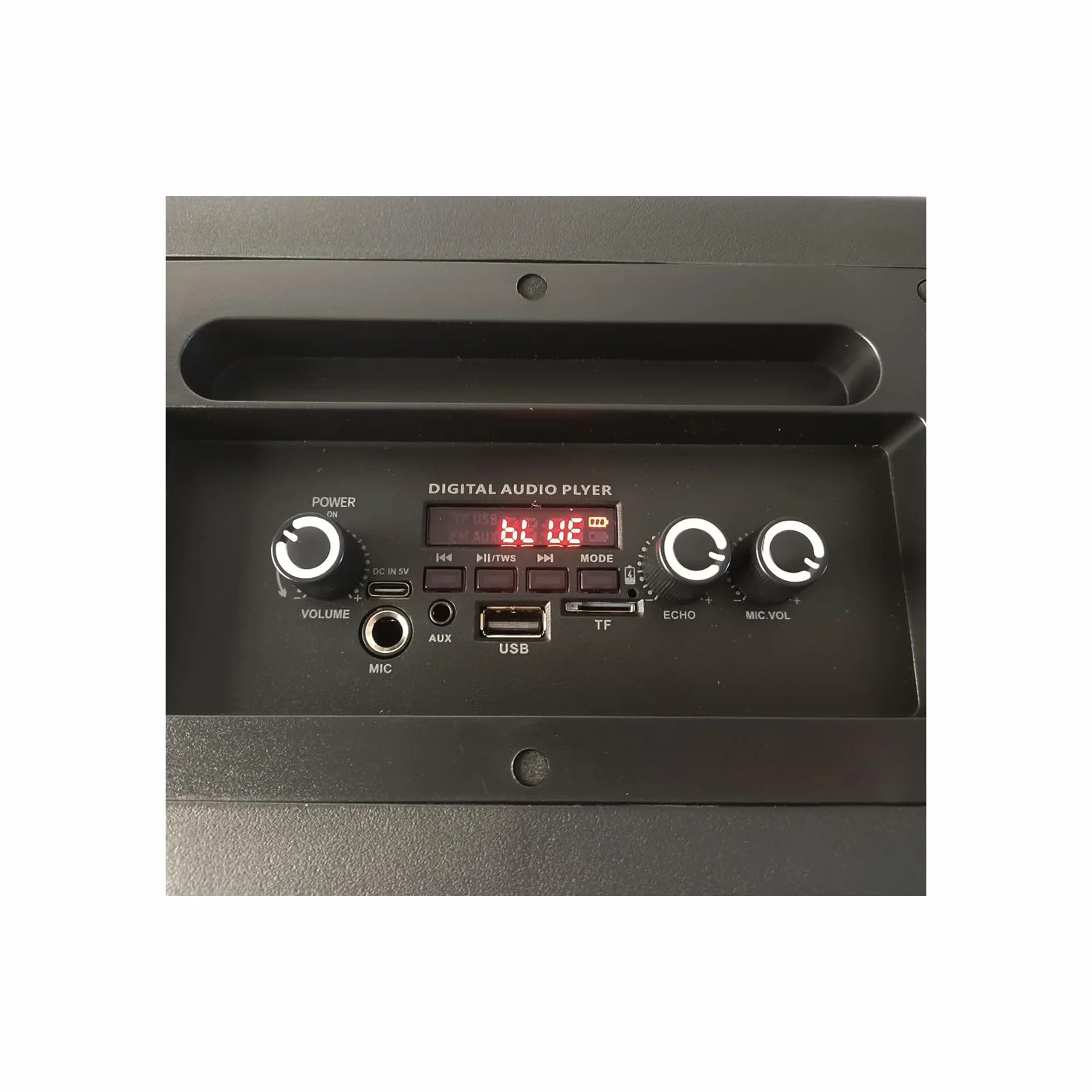 BM SONIC Enceinte Portable Bluetooth 5.2 INOVALLEY HP360 400W Noir Radio FM USB