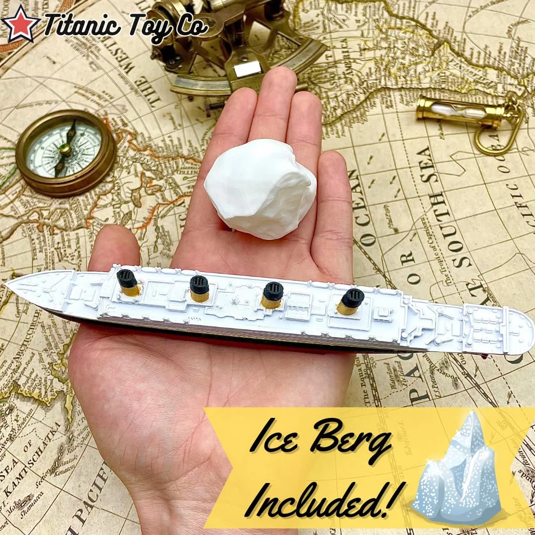 TitanicToyCo Modèles de Navires RMS Titanic Britannic Olympic 8" Assemblés Jouets Titanic