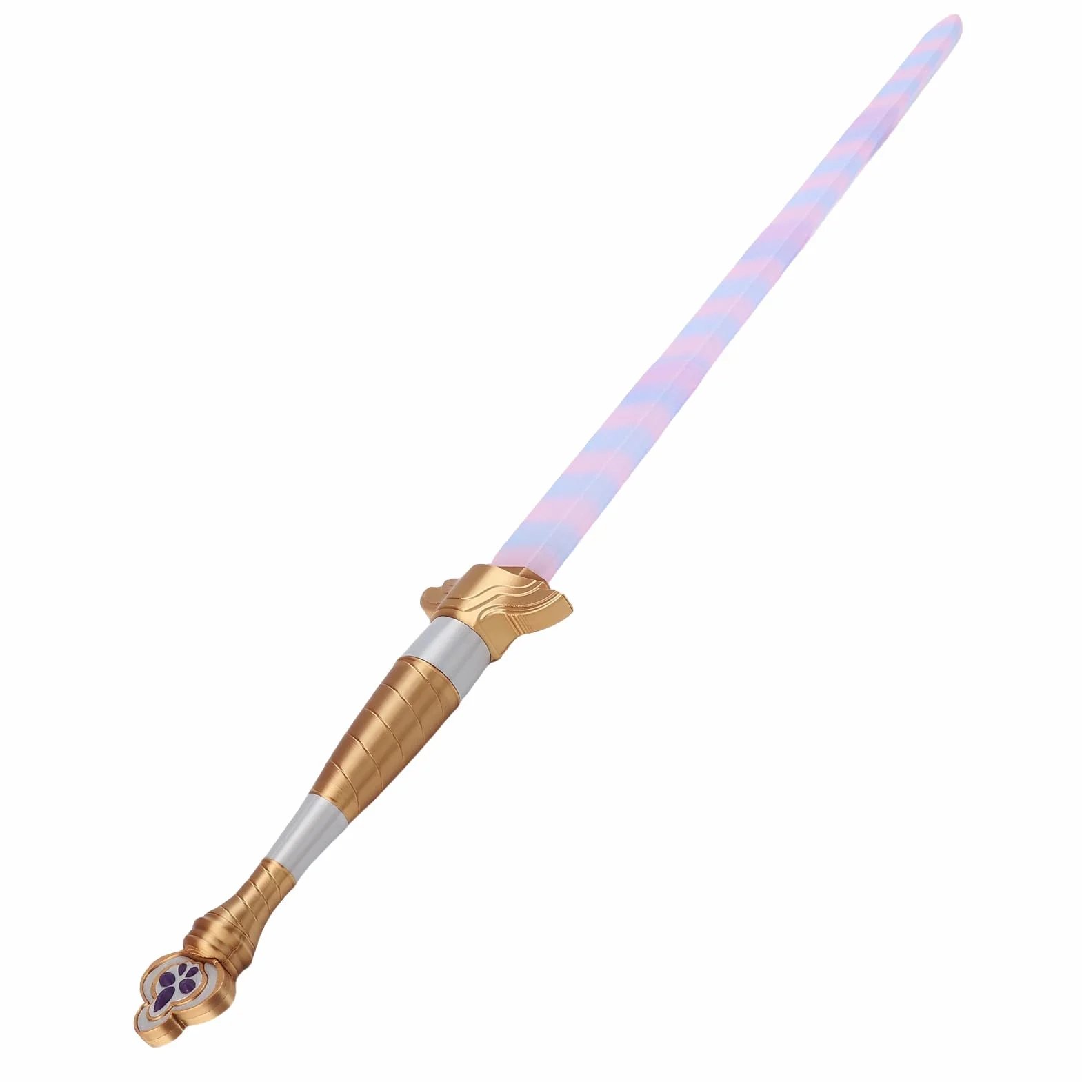 PUSOKEI Épée de Cosplay Colorée Rétractable Imprimée en 3D 38 Pouces pour Accessoire de Costume de Festival