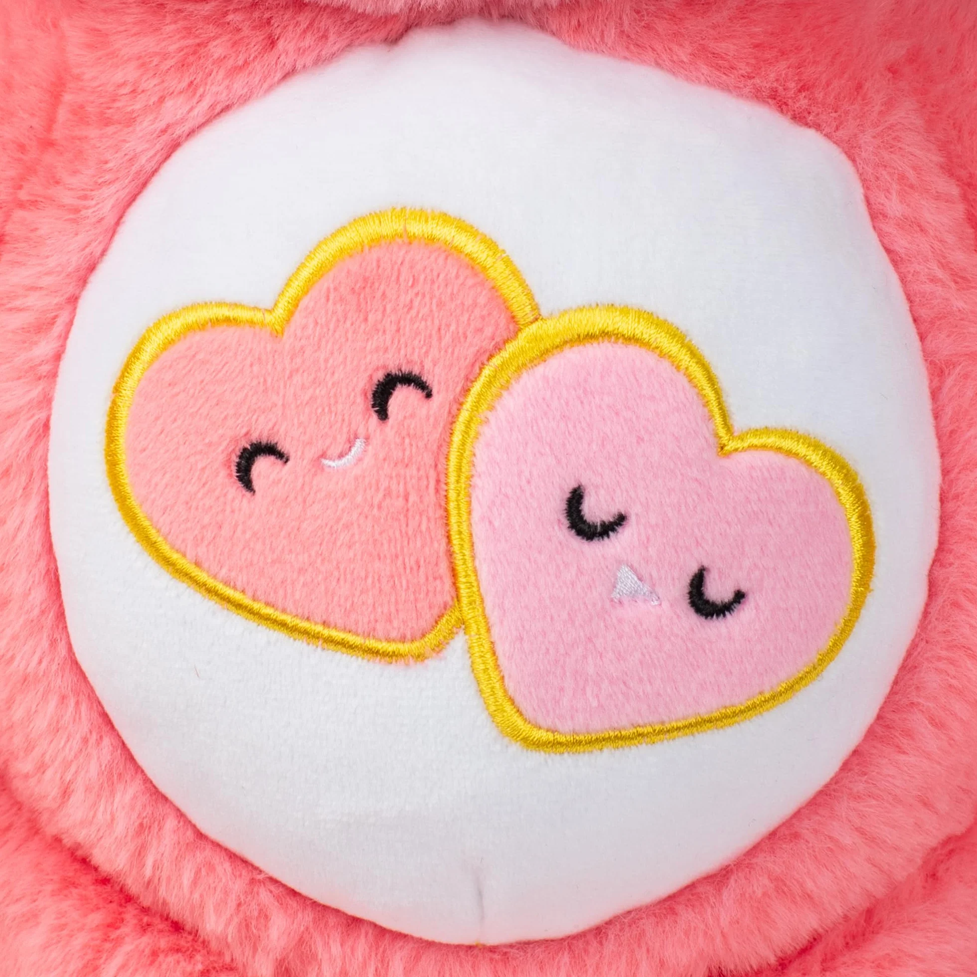 Care Bears Basic Fun Love-a-Lot Bear Peluche 35 cm Jouet Doux câlin écusson cœur