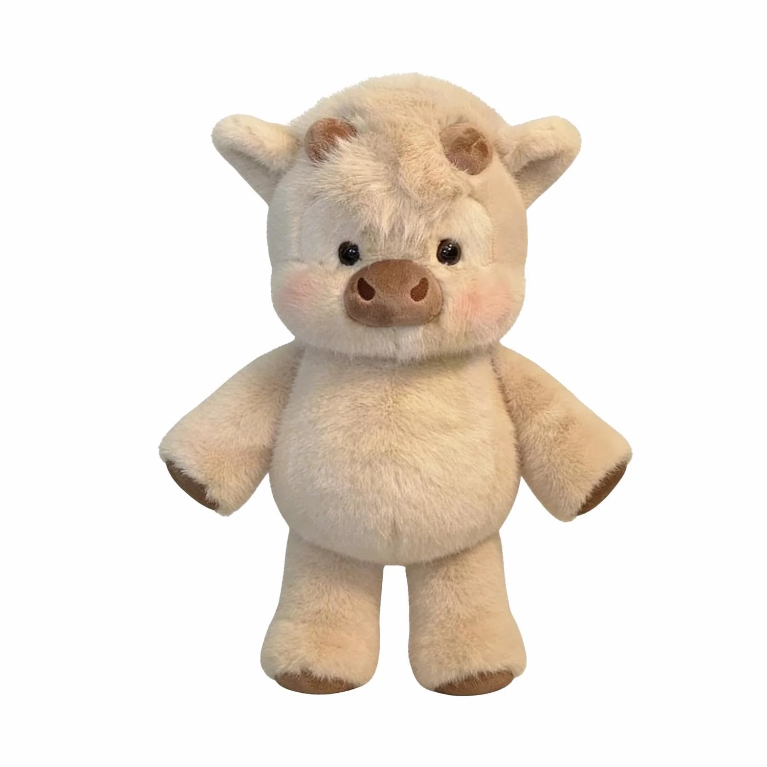 Jouet en Peluche Doux De Vache, Peluche Doudou Qui Court, Jeune Bovin Animal