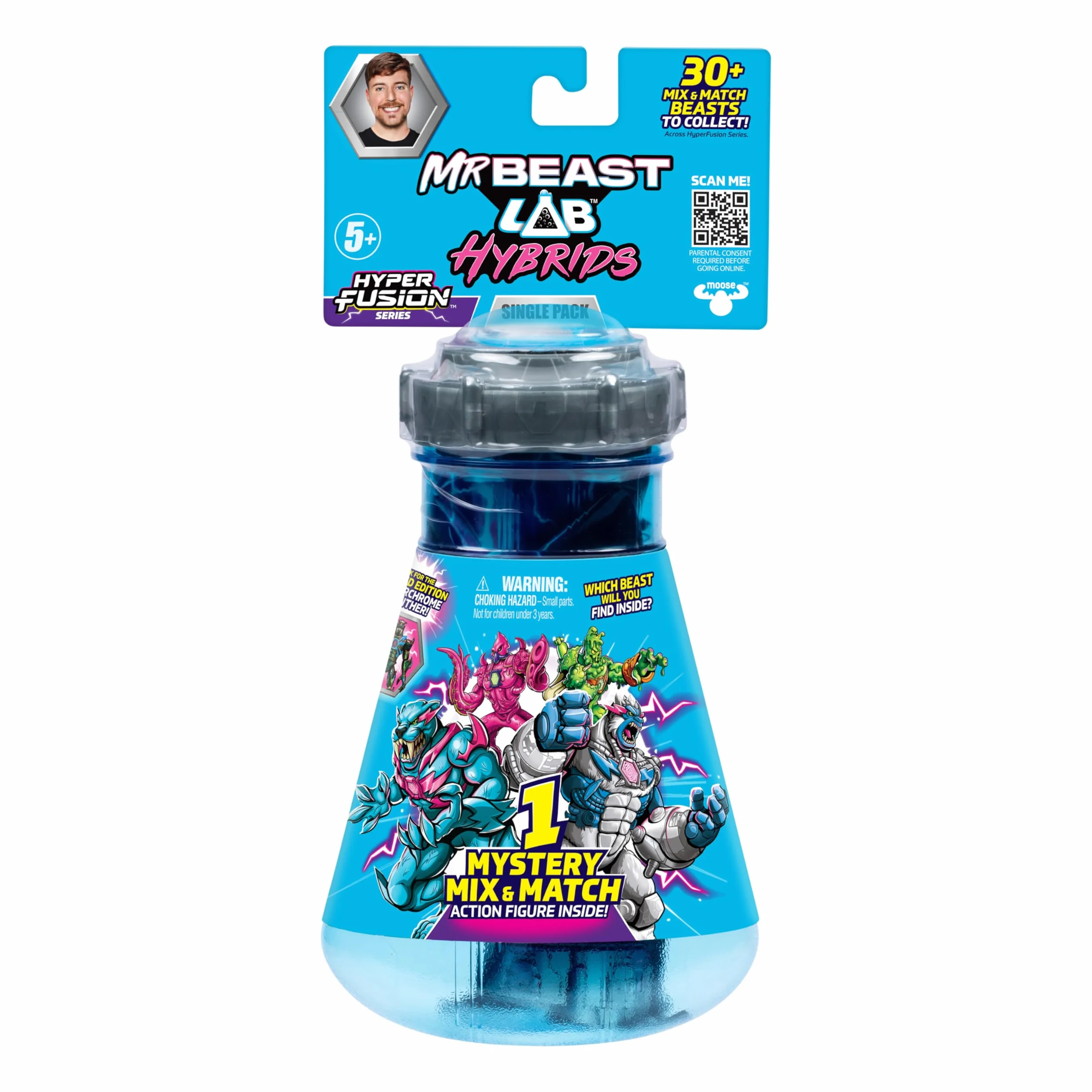 MrBeast Lab Hybrids Coffret Figurine Hybride 10 cm 30 à Collectionner