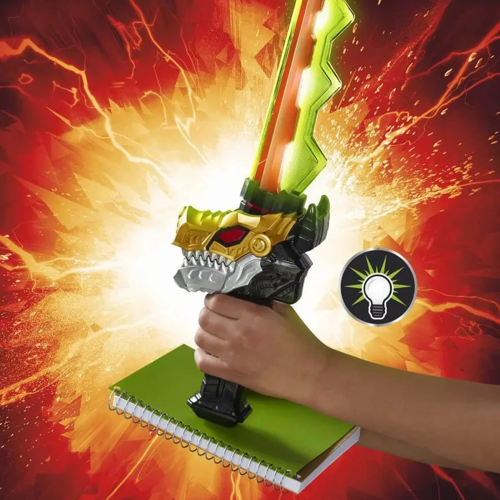 Power Rangers Sabre Dino Fury Chromafury Jouet électronique Détection Couleurs 5 Ans