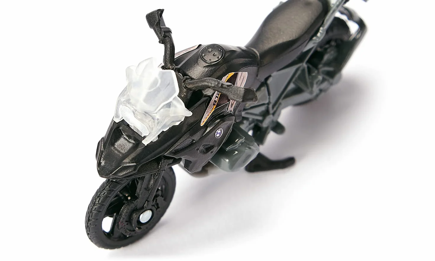 Siku 1399 BMW R 1250 GS LCI Moto jouet métal/plastique Noir Argenté Guidon mobile