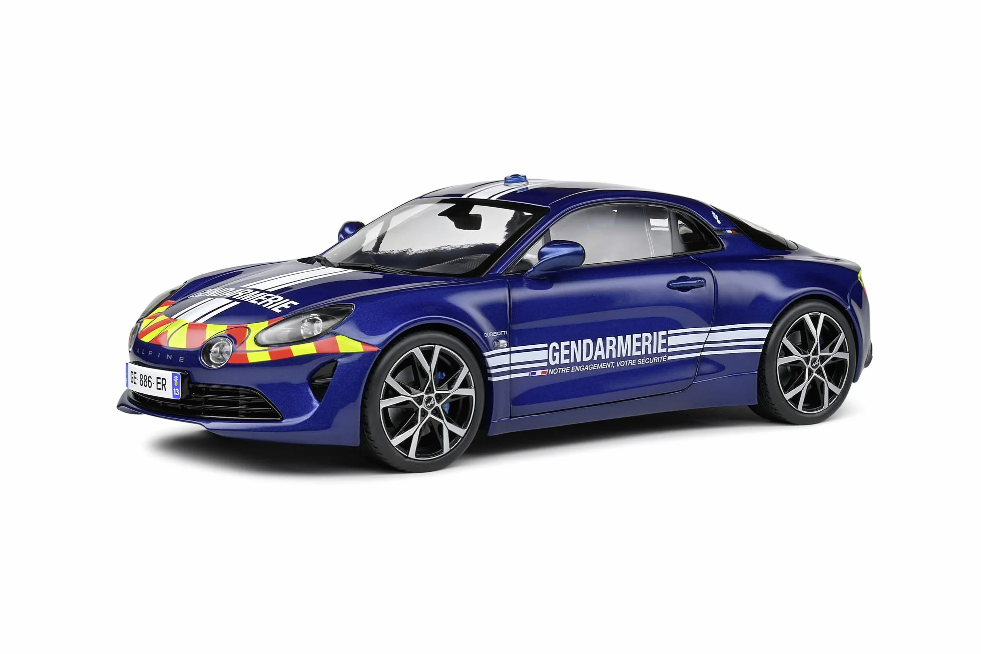 Alpine A110 GENDARMERIE Blue 2023 1:18