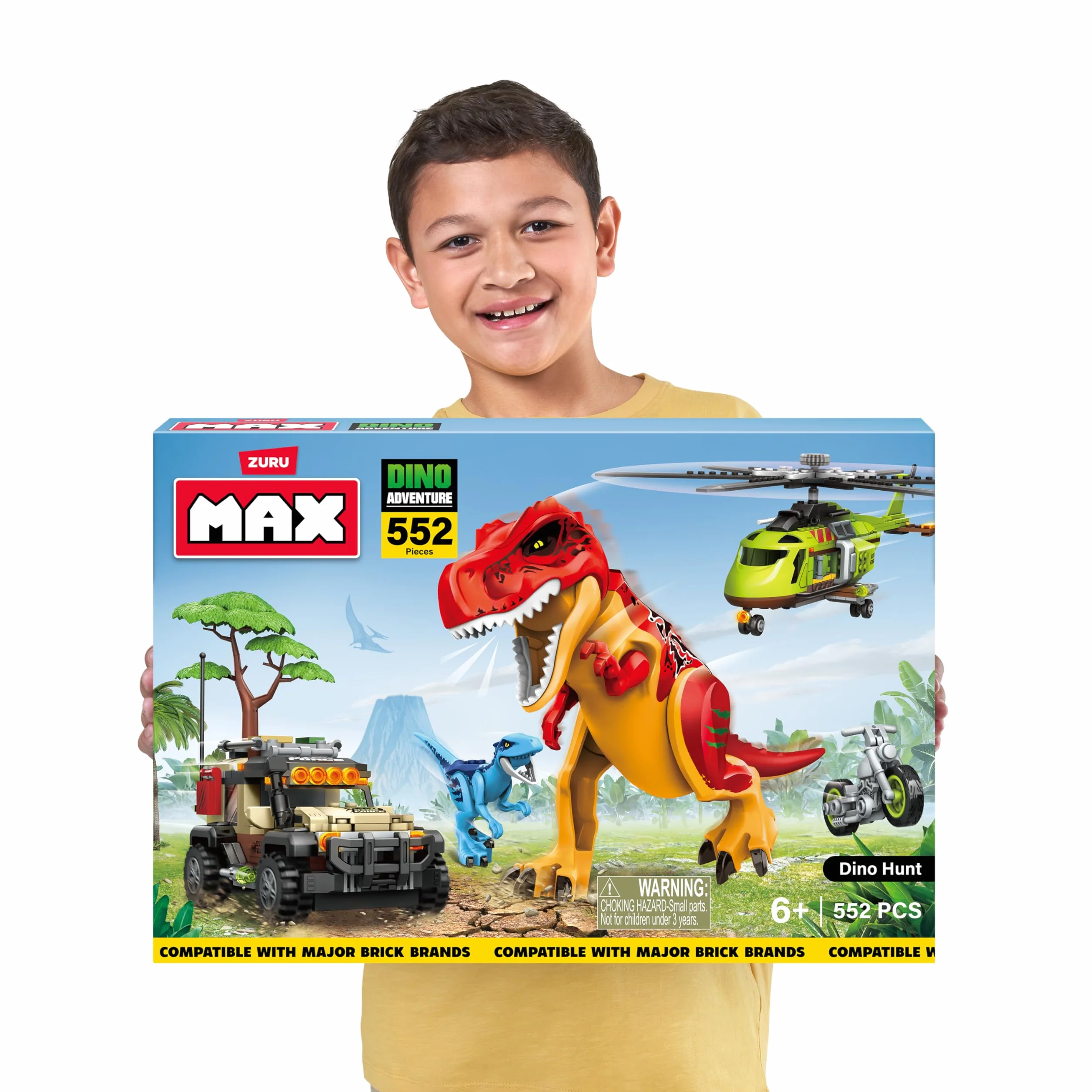 MAX-Dino Adventure US Series 1 Boîte de jeu Assortiment 552 pièces