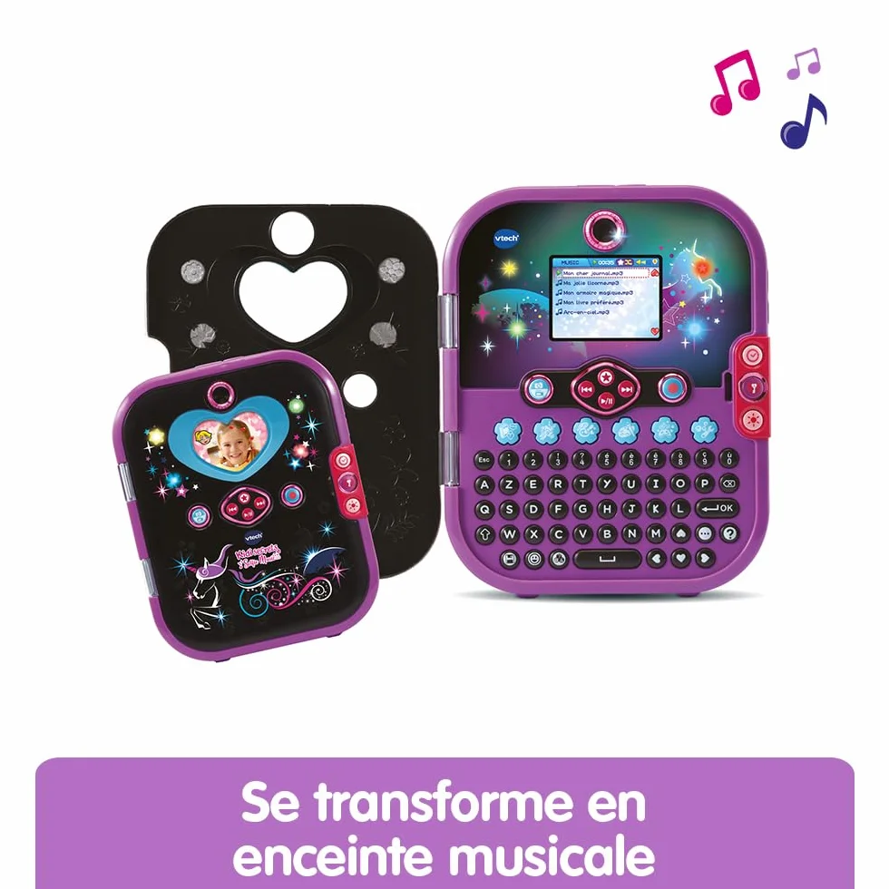 Vtech Kidisecrets Selfie Music 2.0 Journal intime électronique Noir