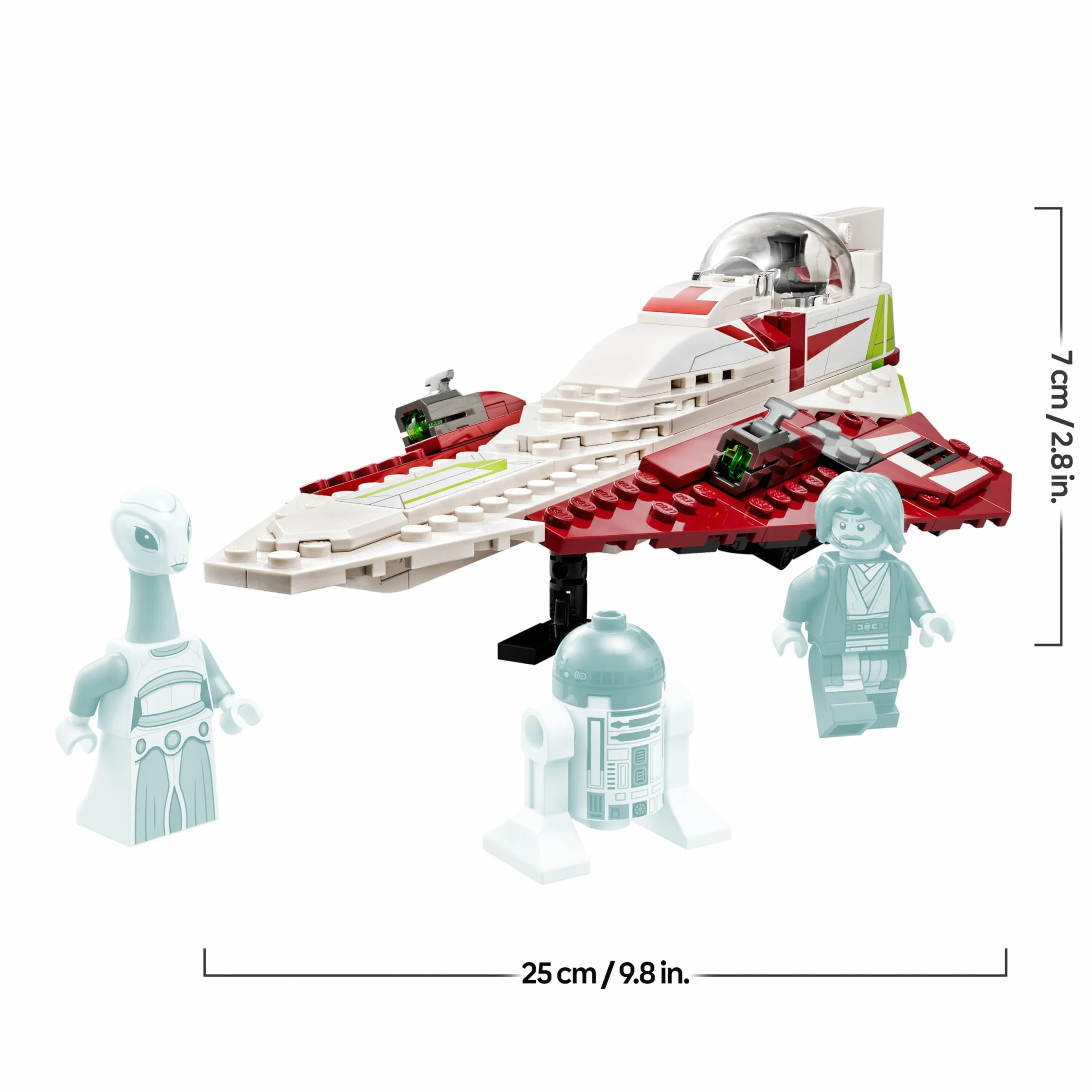 LEGO Star Wars 75333 Le Chasseur Jedi d’Obi-Wan Kenobi avec Minifigurine Taun We et Sabre Laser