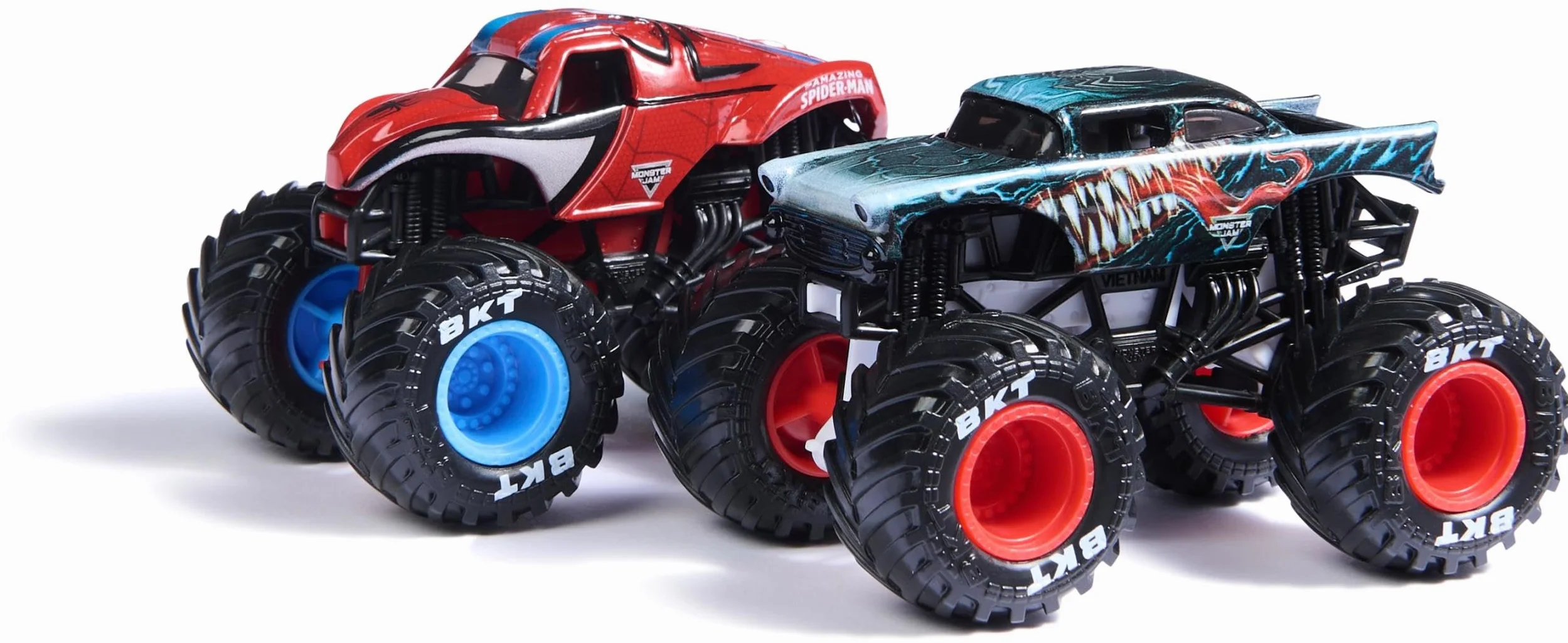 Monster Jam 2 Véhicules Die-Cast 1:64 Marvel Monster Trucks Officiels À Collectionner Jouet Enfant 3 Ans+