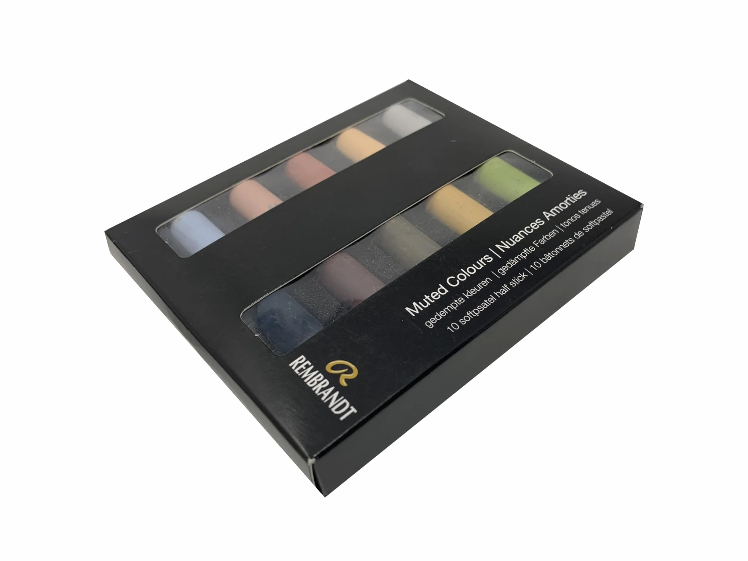Rembrandt Professional Pastel Doux Set Muted Colours 10 Demi Pastels