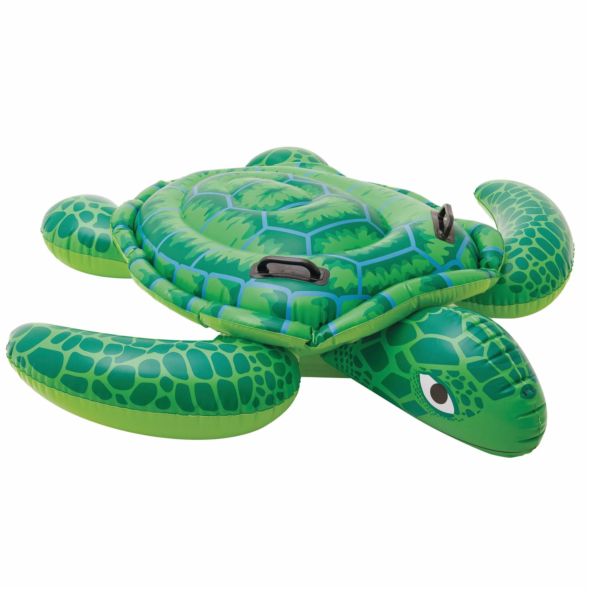 Intex Lil' Sea Turtle Ride on 1.50m x 1.27m Swimming Pool Beach Toy