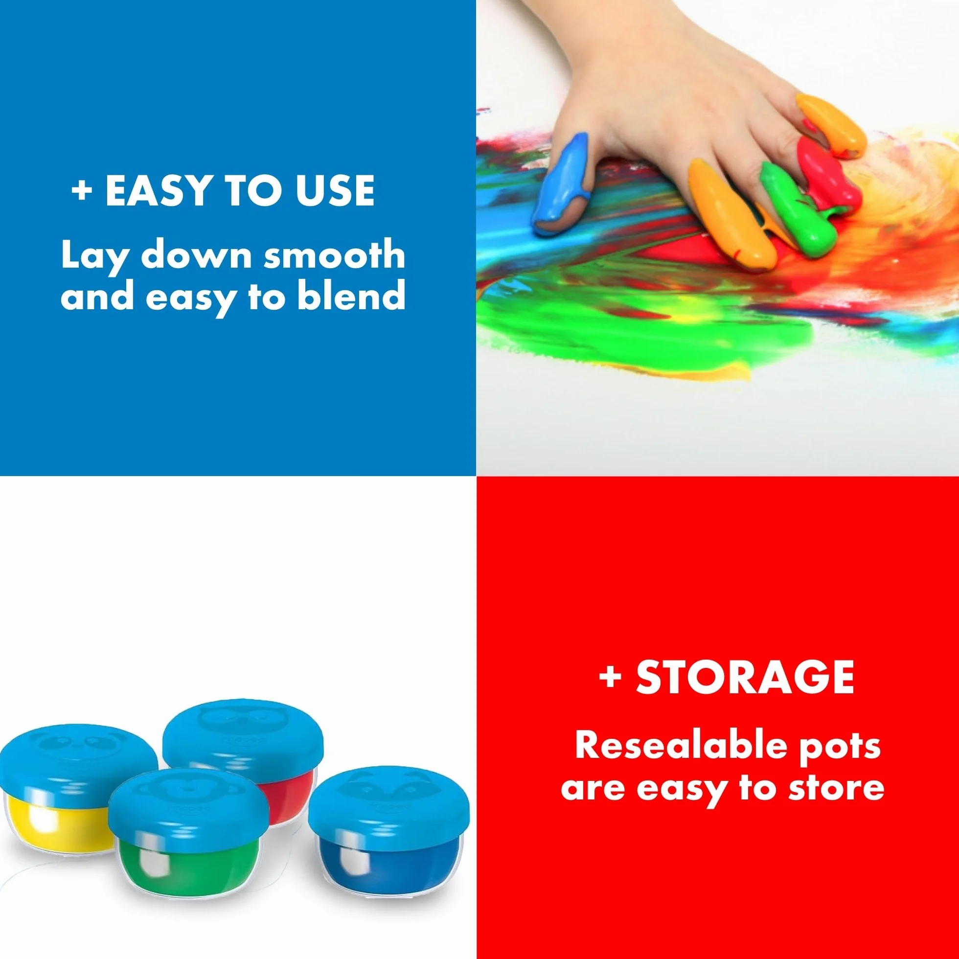 MAPED COLOR'PEPS ma première peinture à doigts étui de 4 pots