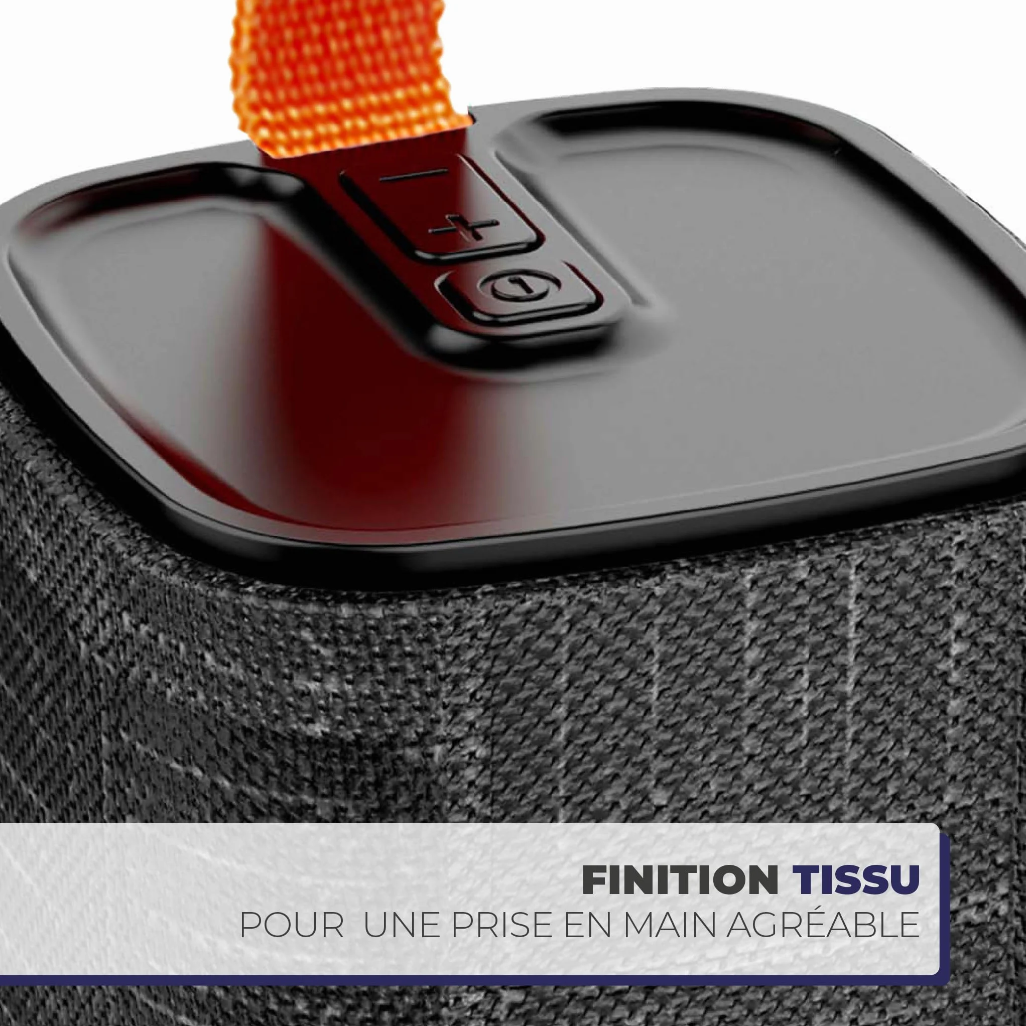 APM Enceinte Bluetooth Portable IPX4 8 Heures Autonomie Noire