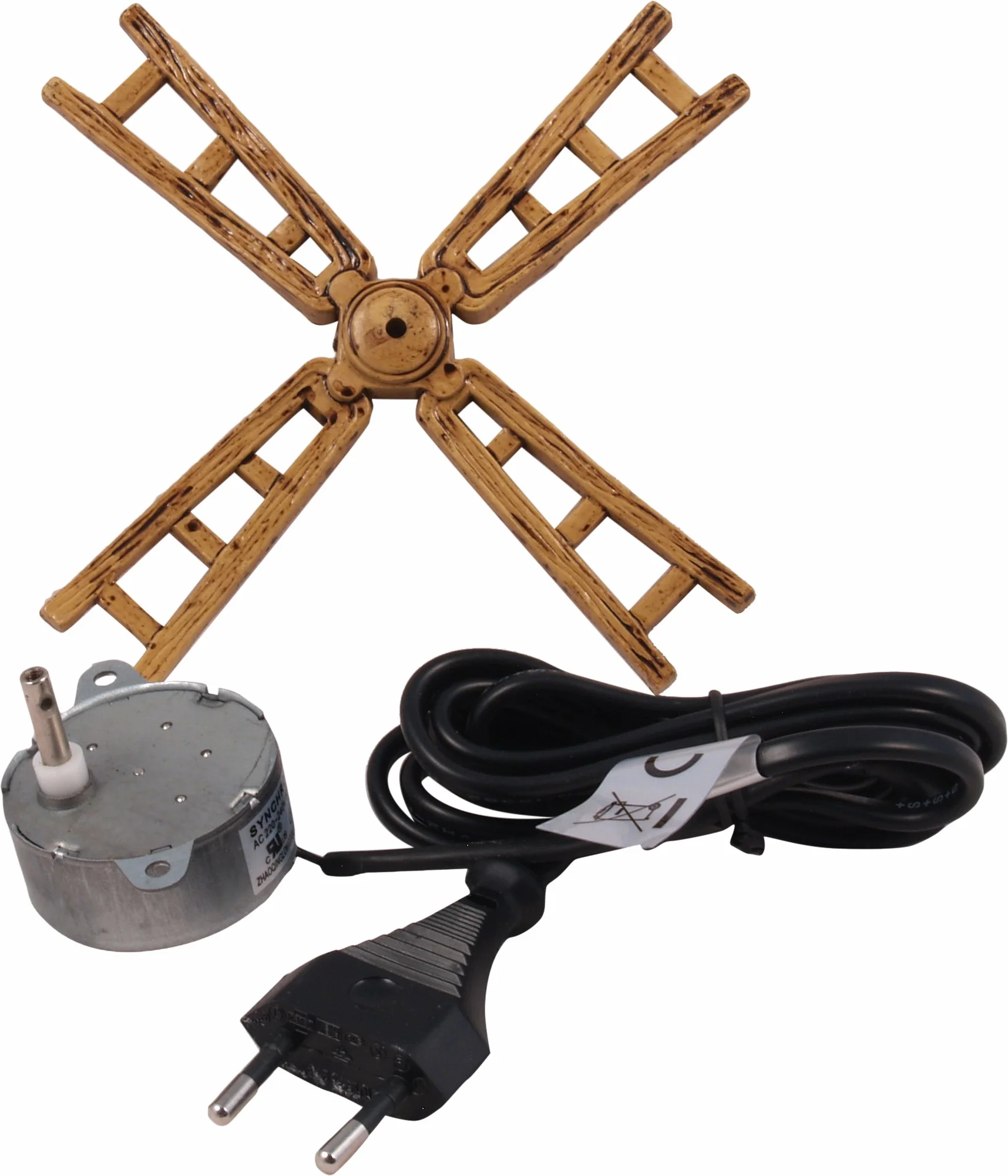 BERTONI Kit Moulin à Vent en Bois Multicolore