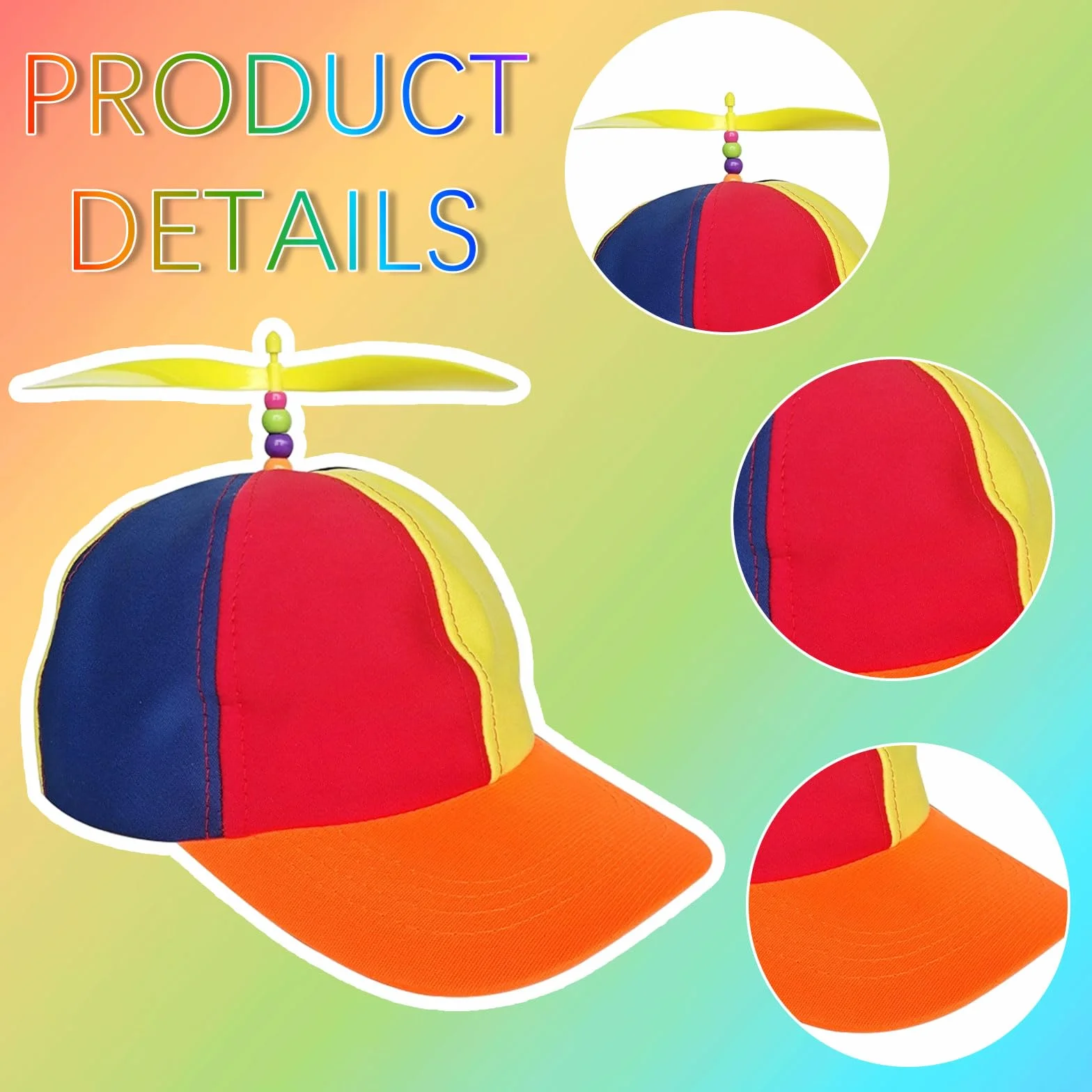 Casquette Baseball Hélice Réglable Adultes Enfant Carnaval