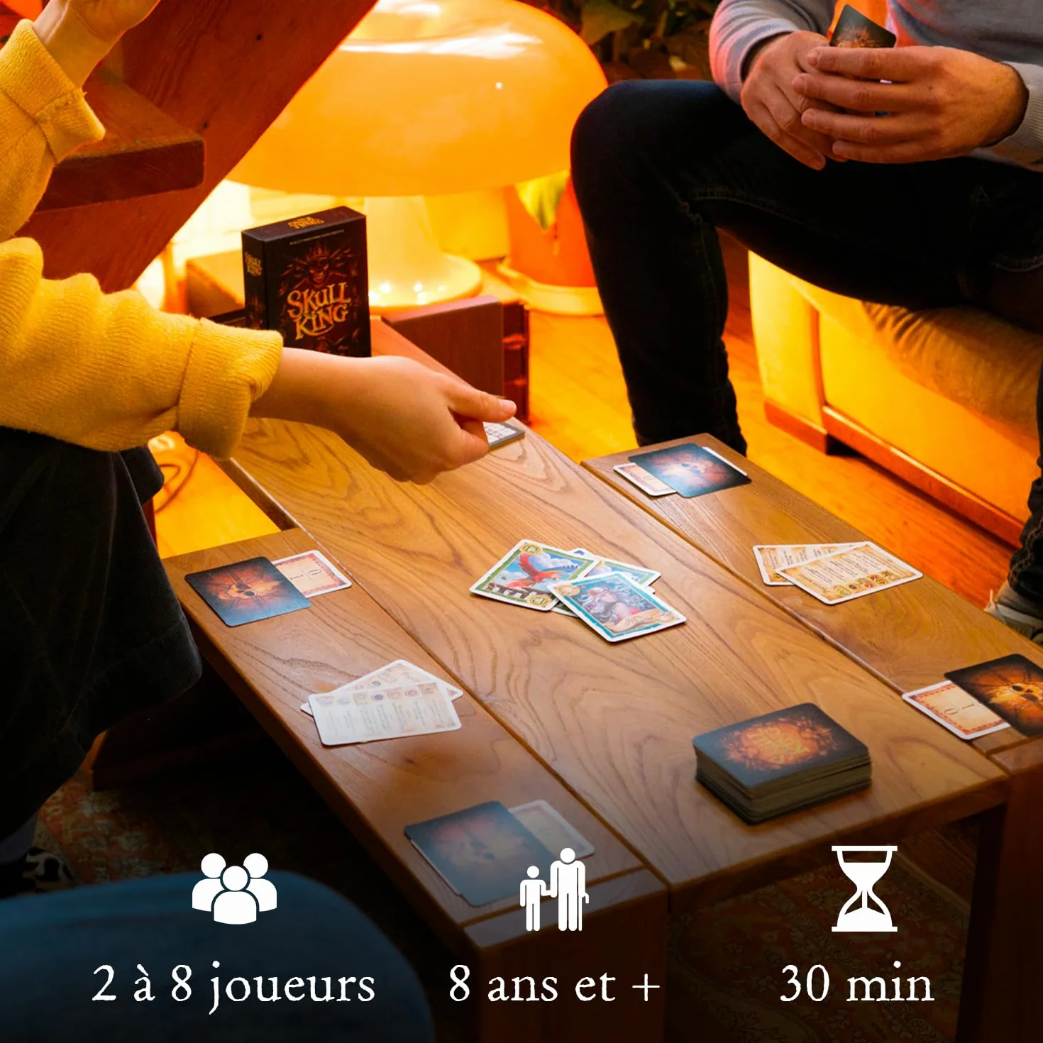Skull King Jeu De Cartes pour Vrais Pirates 2 à 8 Joueurs Version Française