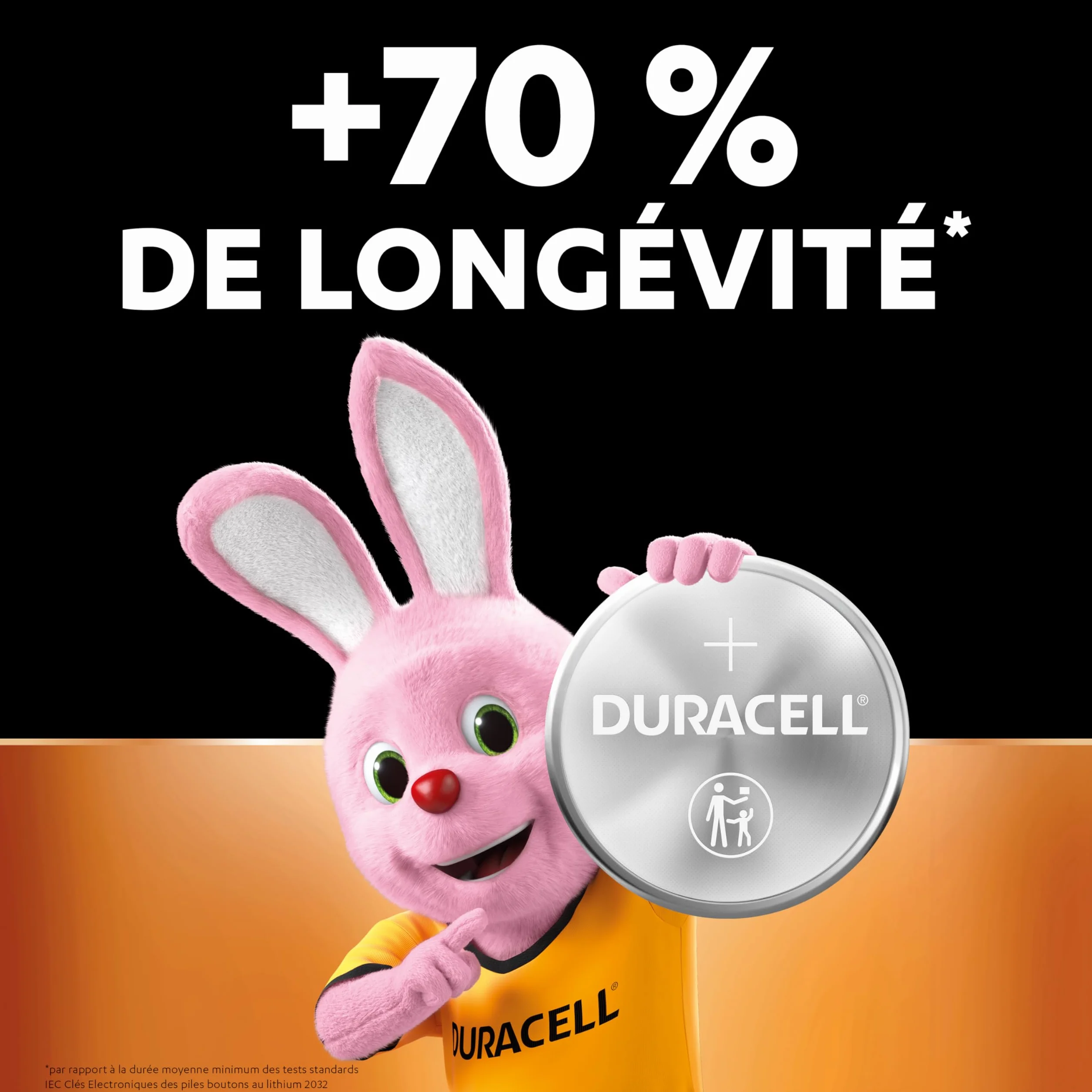 DURACELL CR2032 Piles Boutons au lithium 3V lot de 4 Technologie Sécurité Enfant pour AirTag Apple