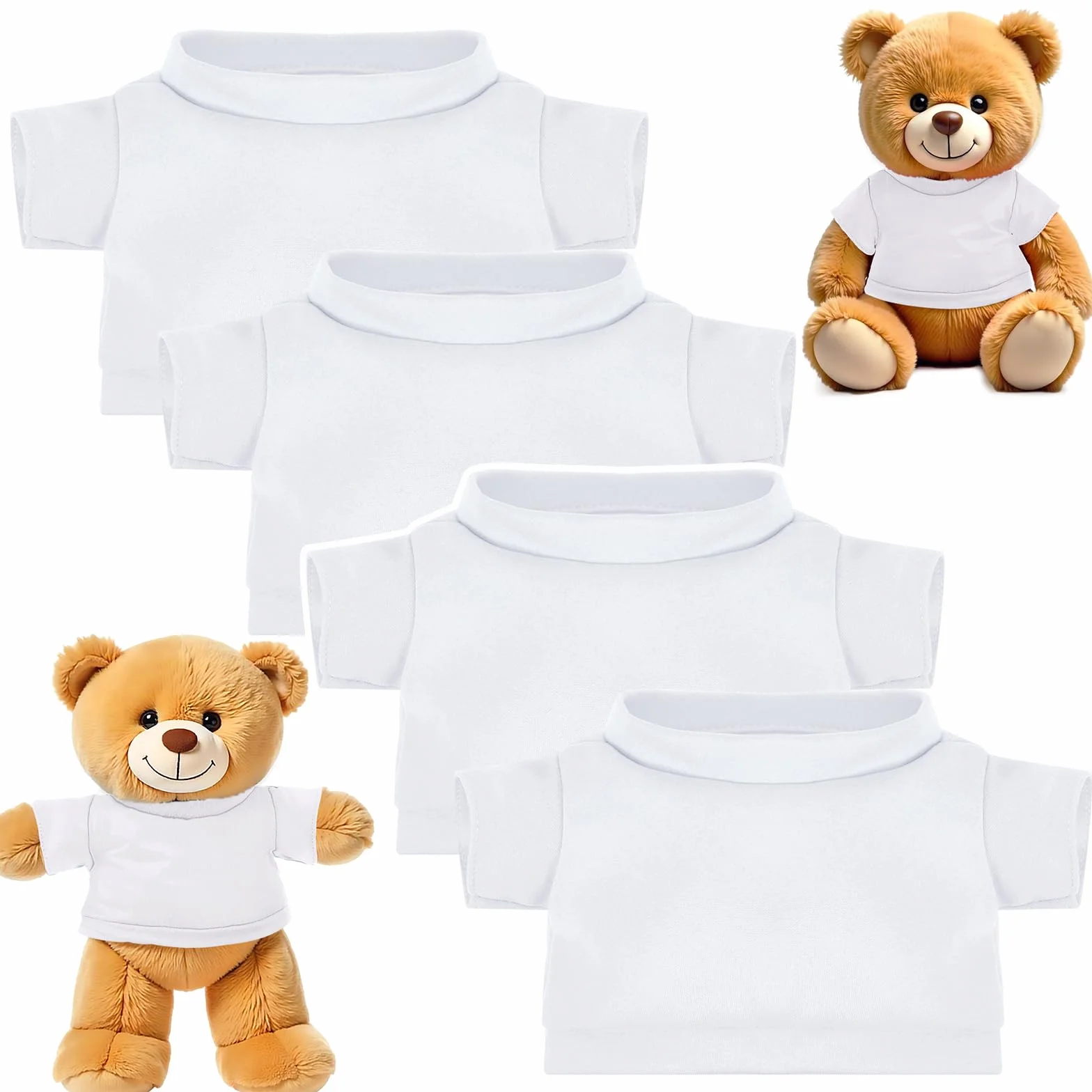 Build a Bear Vêtements Ours Peluche 4 Pièces 12-16 Pouces
