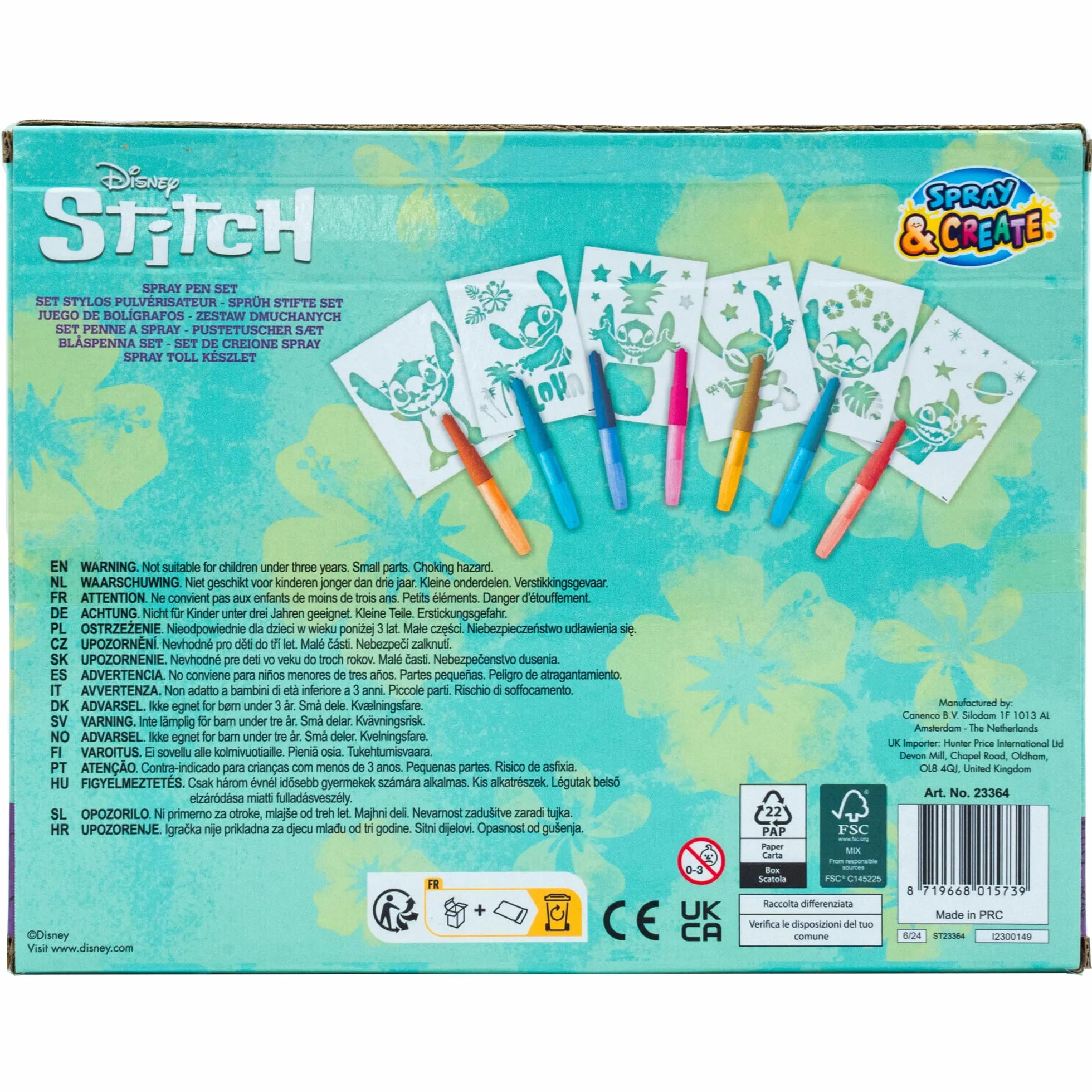 Disney Stitch Lot de stylos
