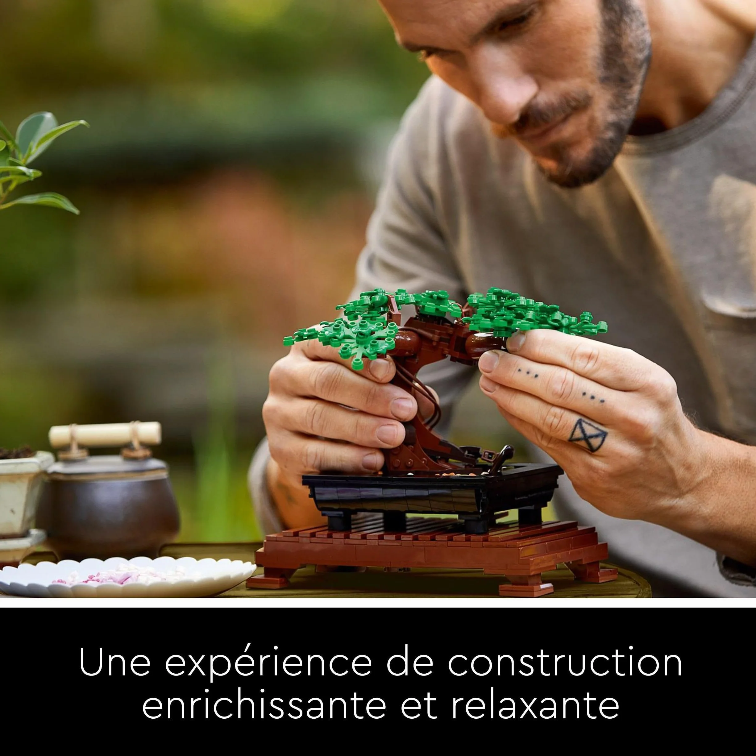 Lego Botanicals Bonsaï 10281 - Set de Construction avec Plante Artificielle pour Adulte