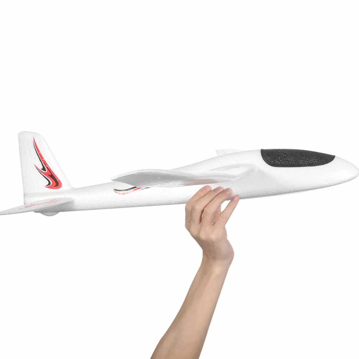 LIOOBO Avions Jouets en Mousse Planeurs à Lancer Main Lot de 2 99 Cm Amélioration Coordination Œil-Main