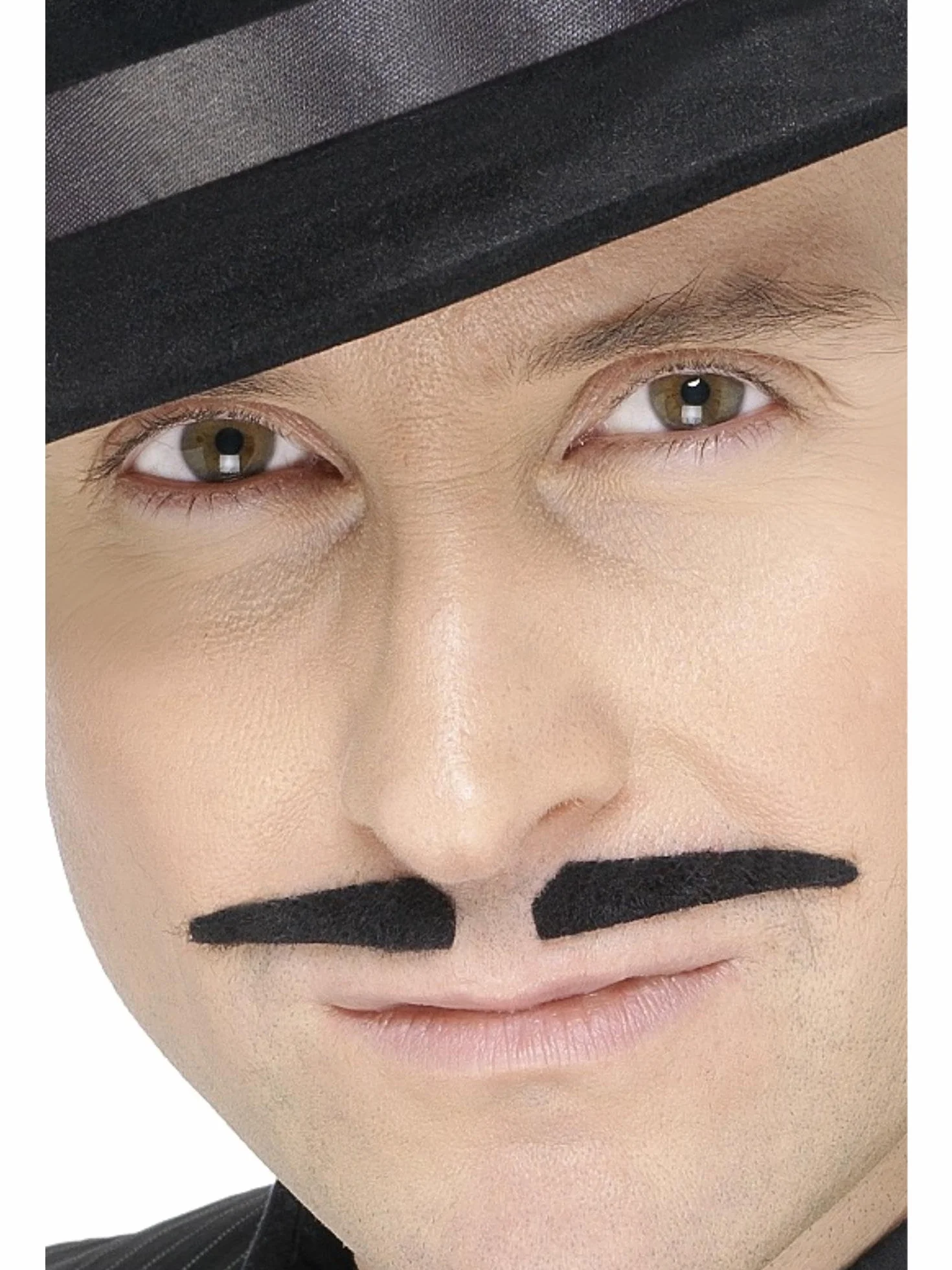 Smiffys Moustache à la bad boy, autoadhésif Halloween