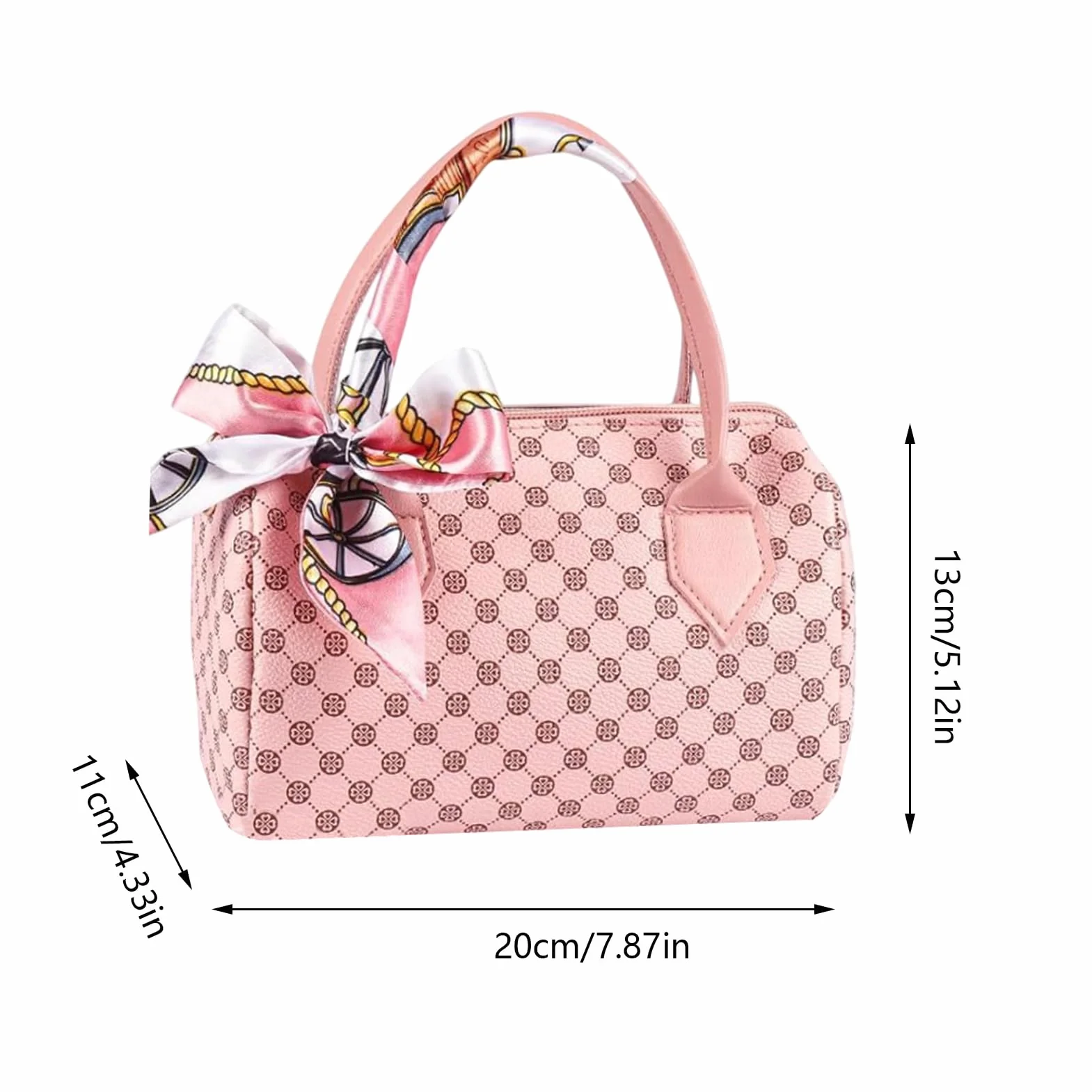 Sac à main pour fille avec accessoires jouet maquillage téléphone portable montre écharpe princesse 3-6 ans 20x11x13 cm