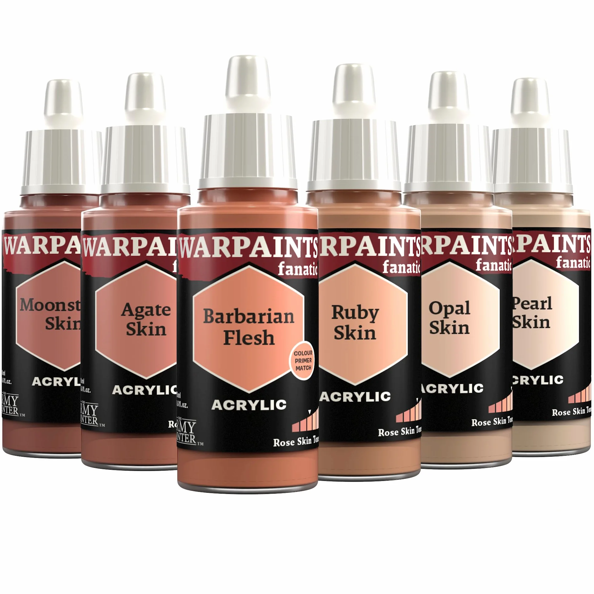 The Army Painter Warpaints Fanatic Flexible Triad Rose Skin Tones 6 x 18 ml Peinture Acrylique