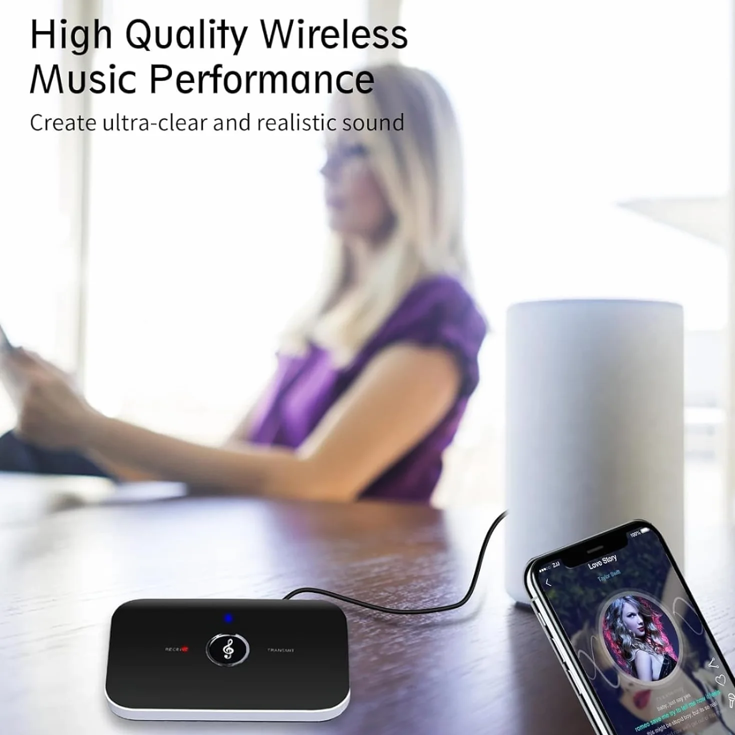 Adaptateur Bluetooth 5.0 Récepteur Émetteur 2 en 1 Audio 3,5mm RCA