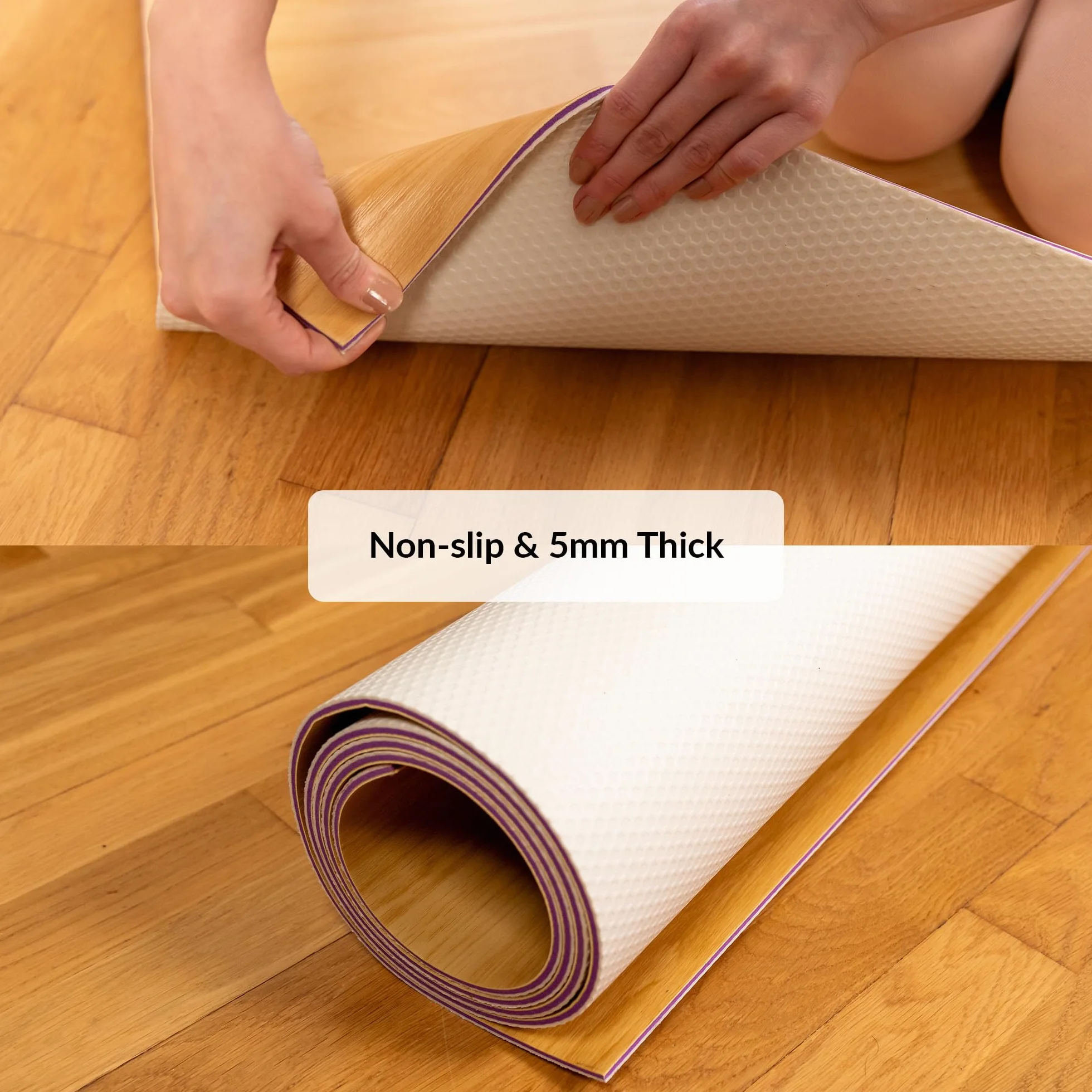 Tapis de Danse Marley Portable 183 x 122 cm PVC 5 mm pour Ballet Claquettes Irish Dance