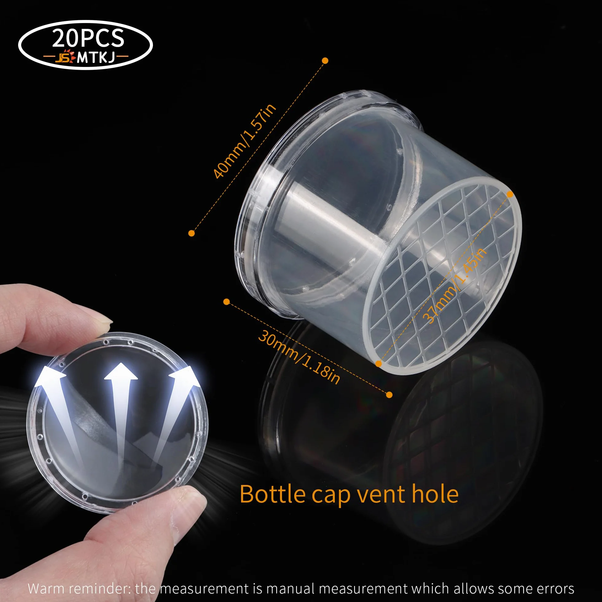 20 Pièces Boîte Loupe À Insecte Transparent Portable, Conteneur pour Science et Collection d’Insectes