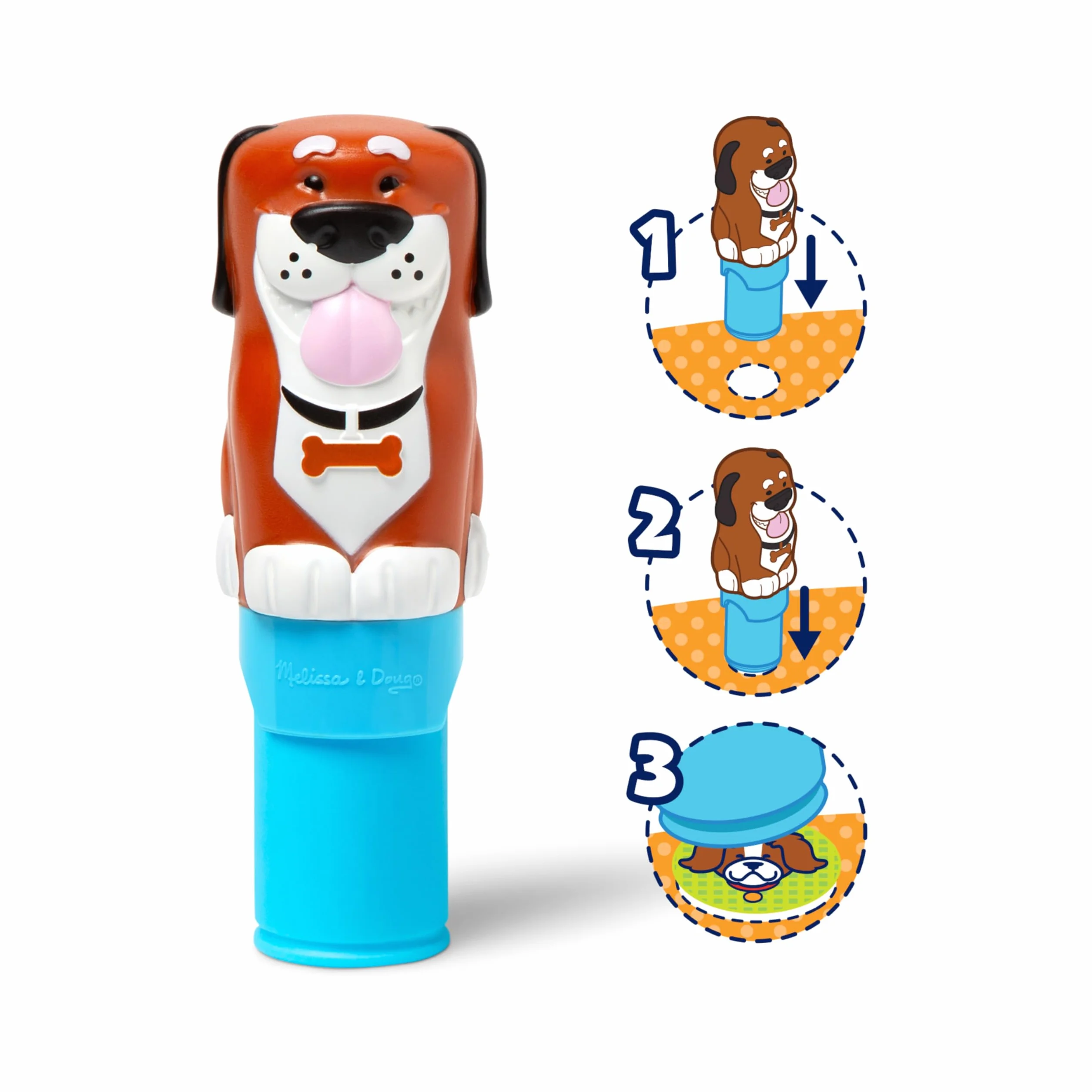 Melissa & Doug Sticker Wow Tamponneuse Chien Bloc D’Activités 300 Autocollants Livre Stickers Enfant 3 Ans+