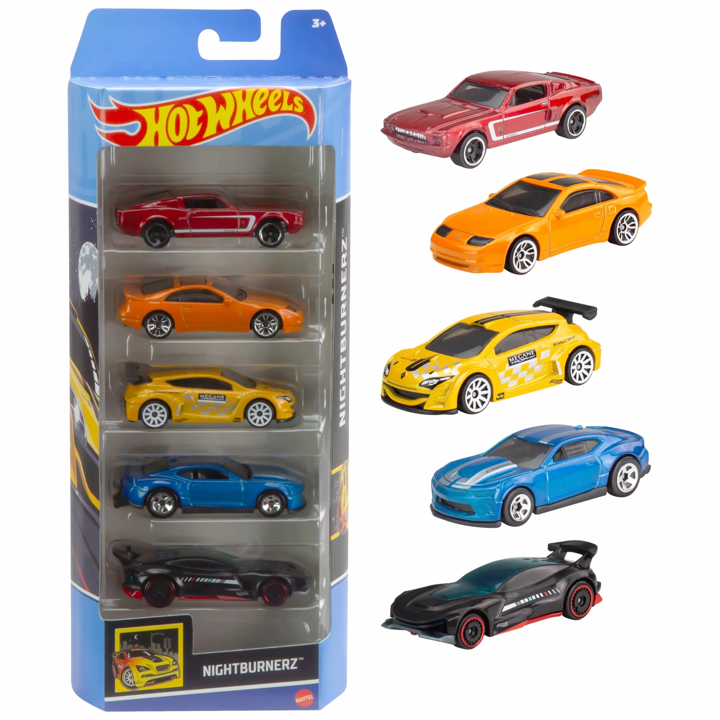 Hot Wheels Lot 5 Voitures 1:64 Jouet Collection Enfant 3 Ans+