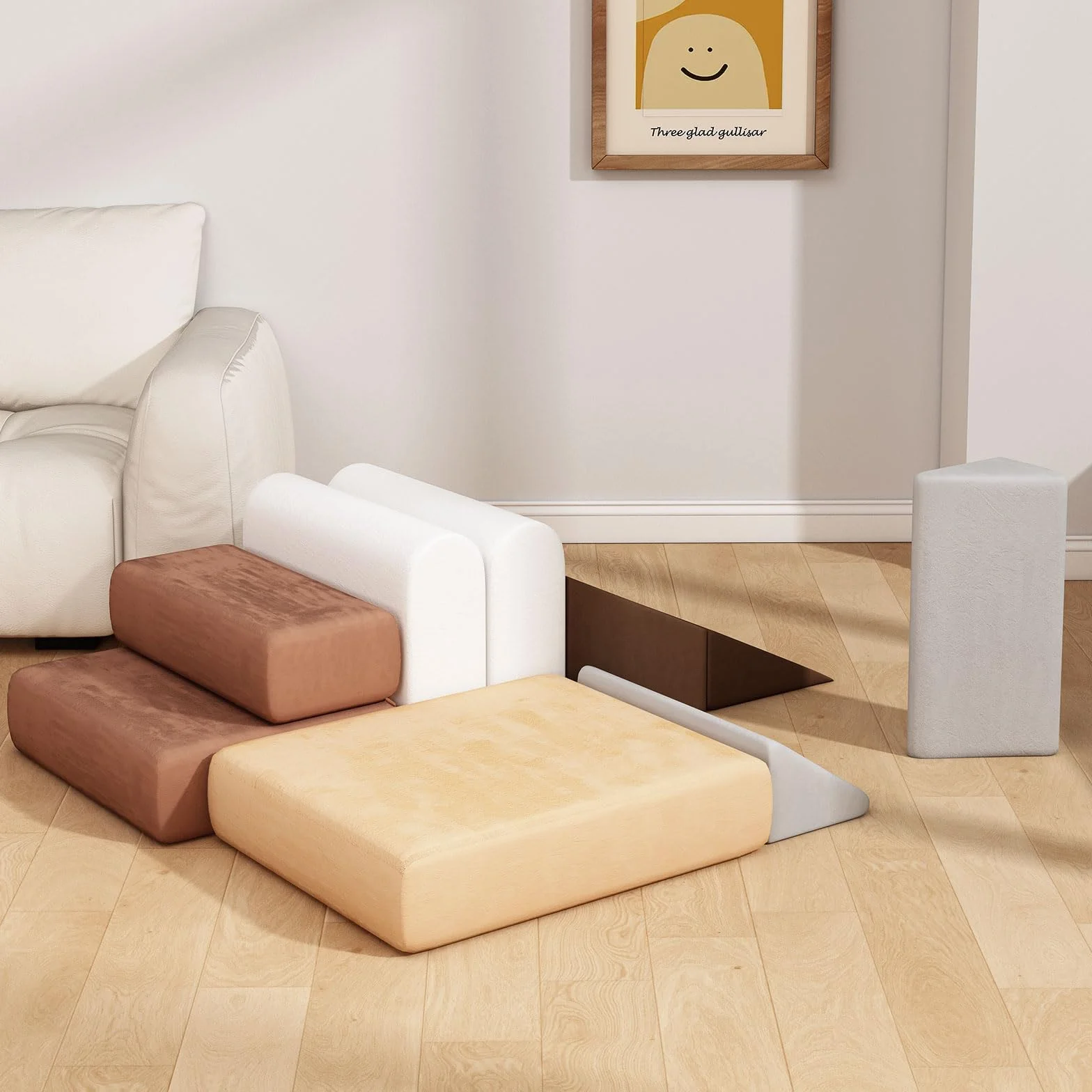 BanaSuper Blocs Mousse Éducatifs Modulables | Équipement de Jeu Souple pour Bébé