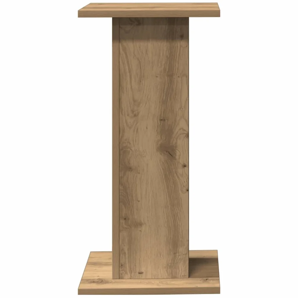 vidaXL Supports de Haut-parleurs 2 pcs Chêne Artisanal Bois ingénierie HiFi